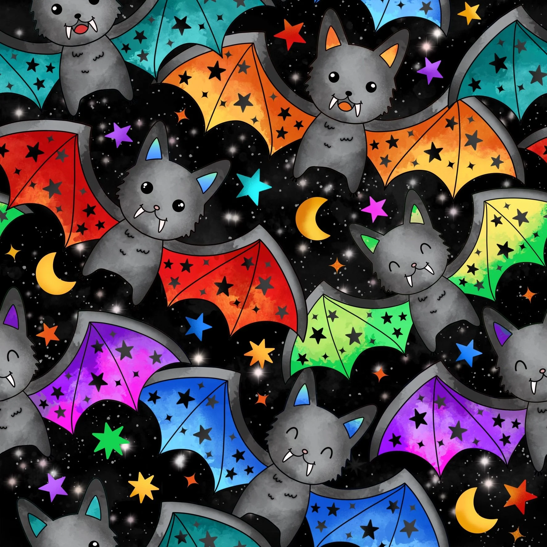 Rainbow Bats - Preorder due 7/9