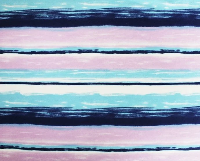 Blue / Pink - Viscose