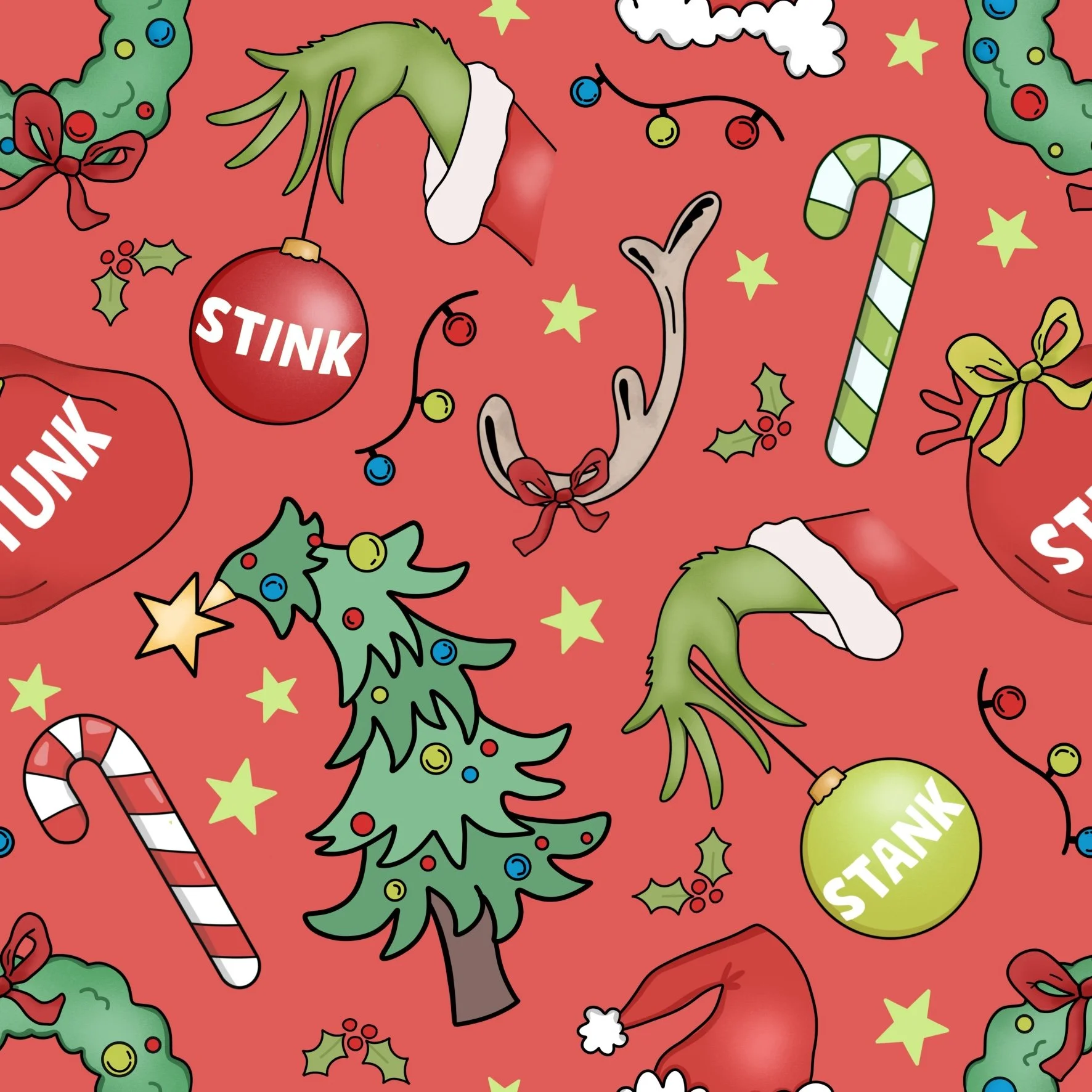 Christmas Stink - Red, Squish