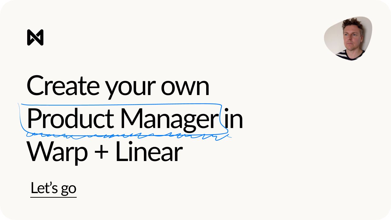 Metaprod: Spin Up a Product Manager Agent in Warp