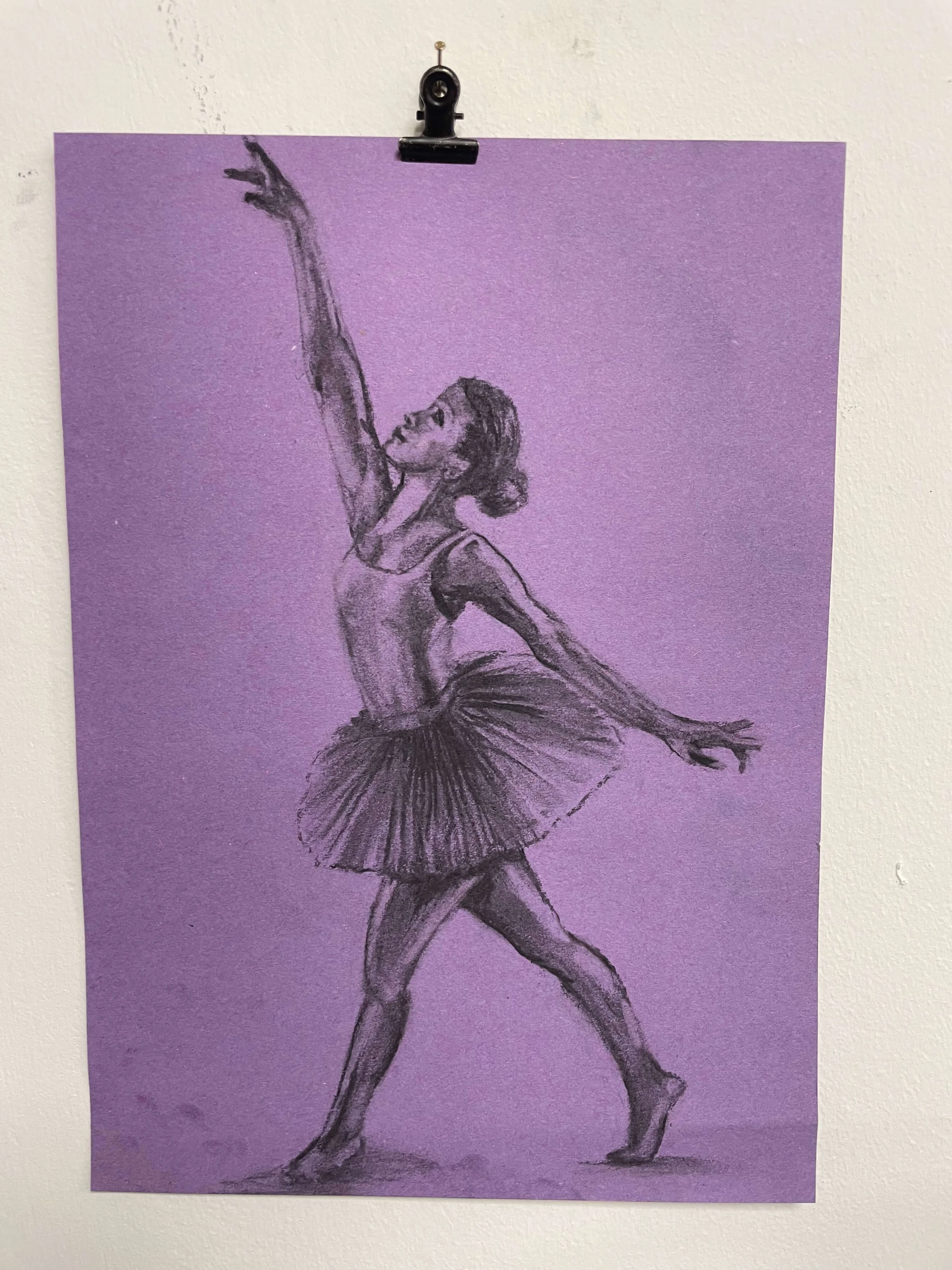 chalk pastel challenge 38 ballerina kayleigh mccallum 1.jpg