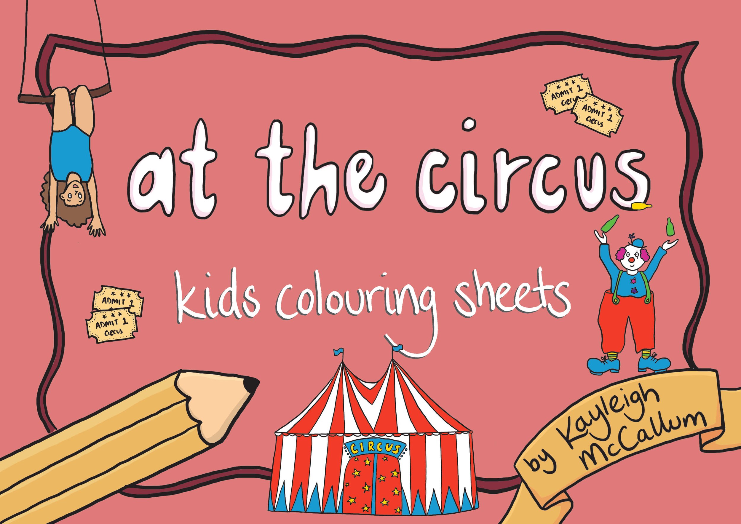 at the circus colouring sheets.jpg