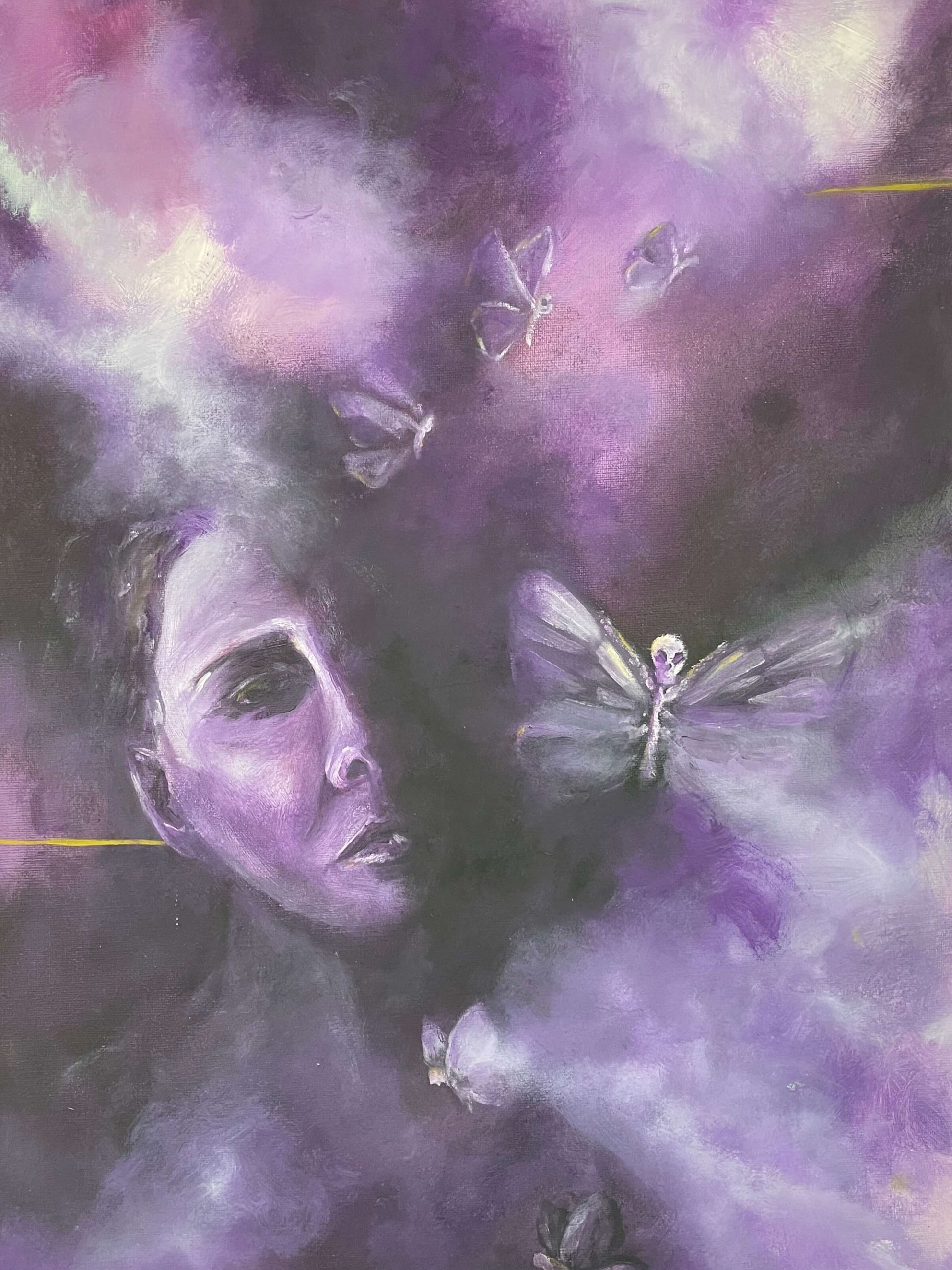 Papilio Kayleigh McCallum Art Abstract Painting Butterfly Framed.jpg