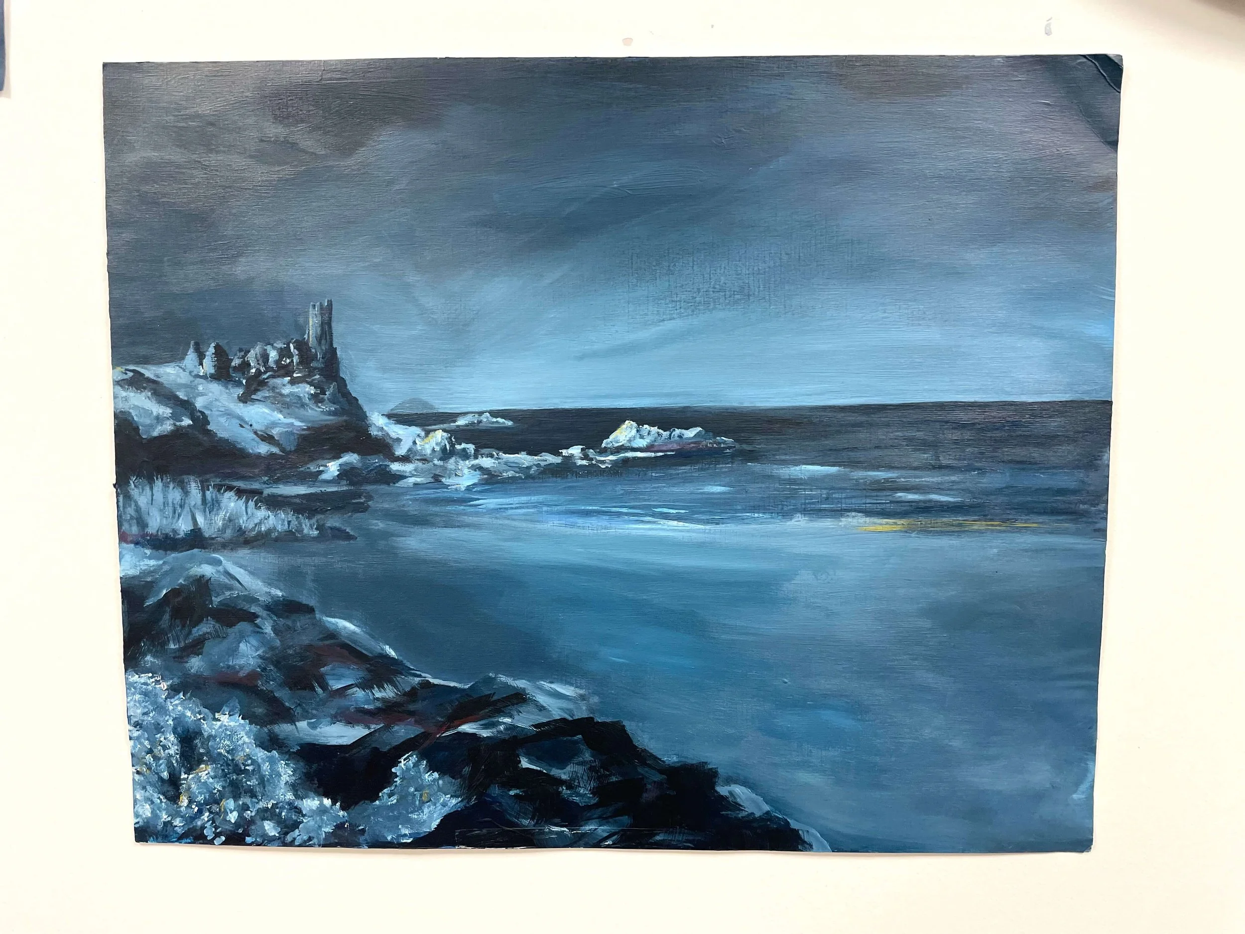 kayleigh mccallum dunure castle ayrshire scottish landscape painting.jpg