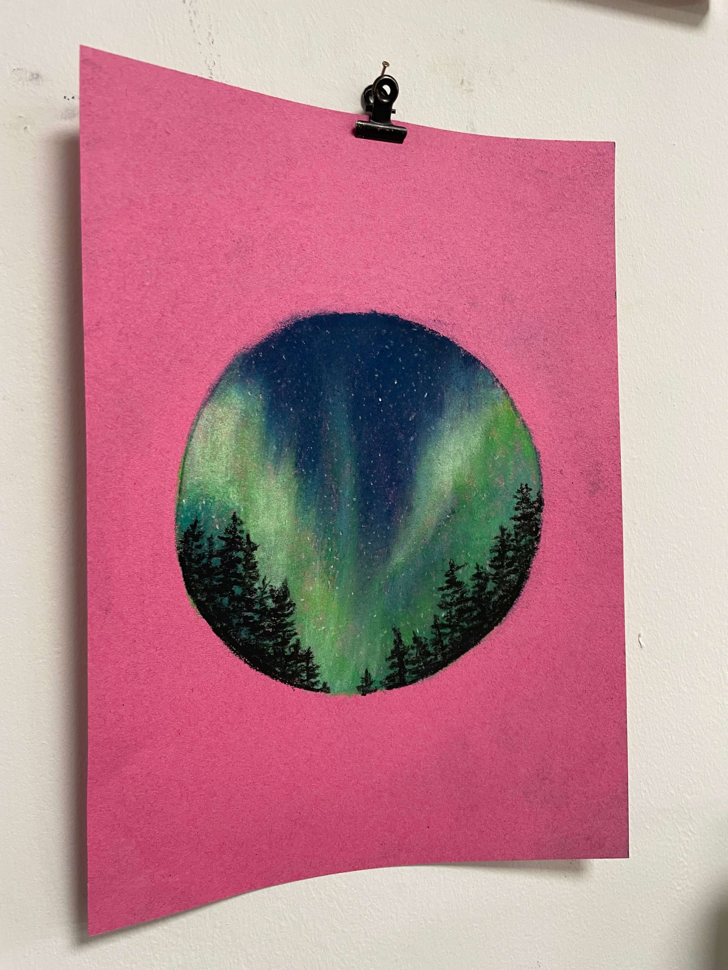 chalk pastel challenge 37 northern lights kayleigh mccallum 2.jpg