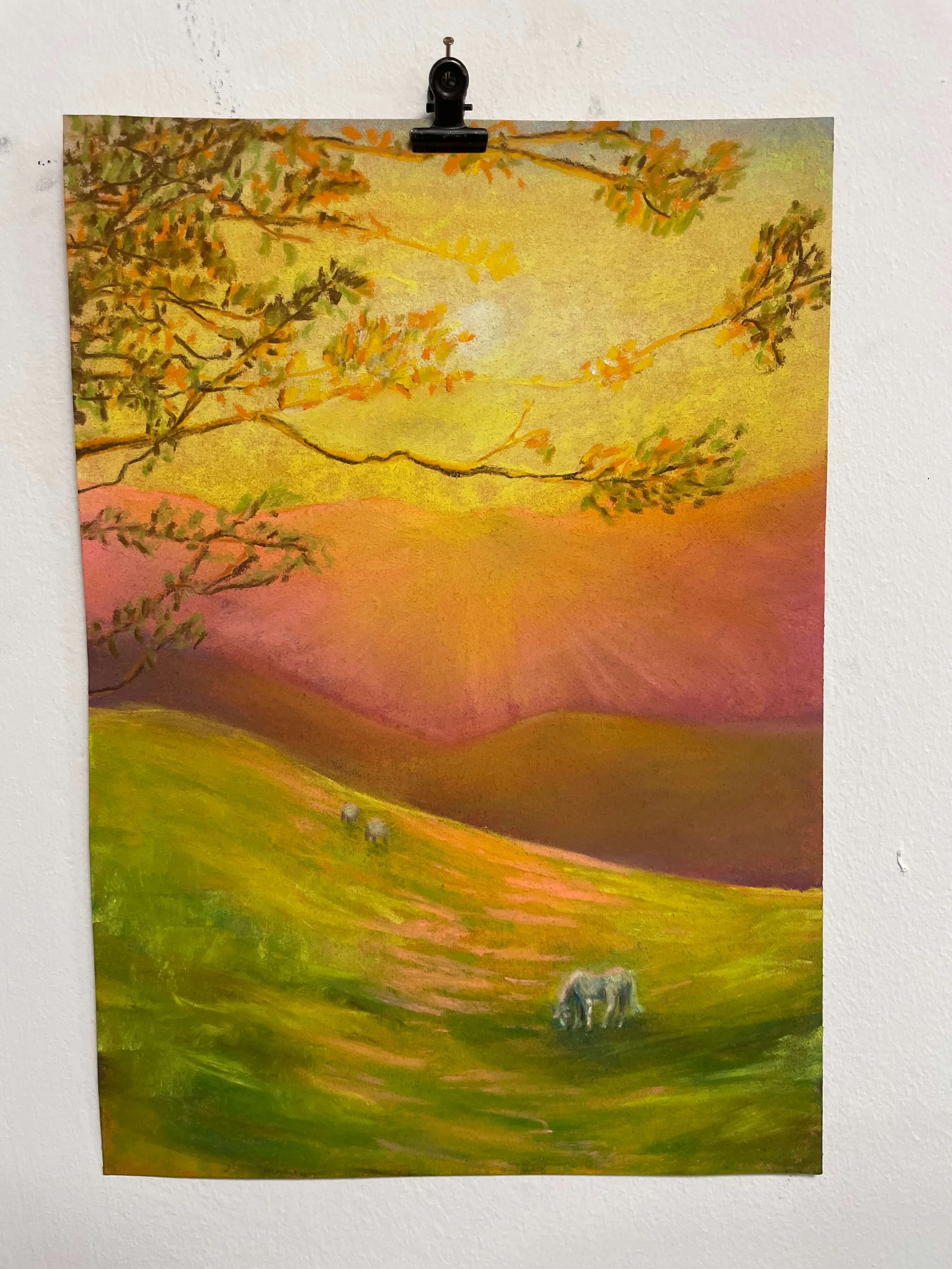 chalk pastel challenge 17 sunset kayleigh mccallum 1.jpeg