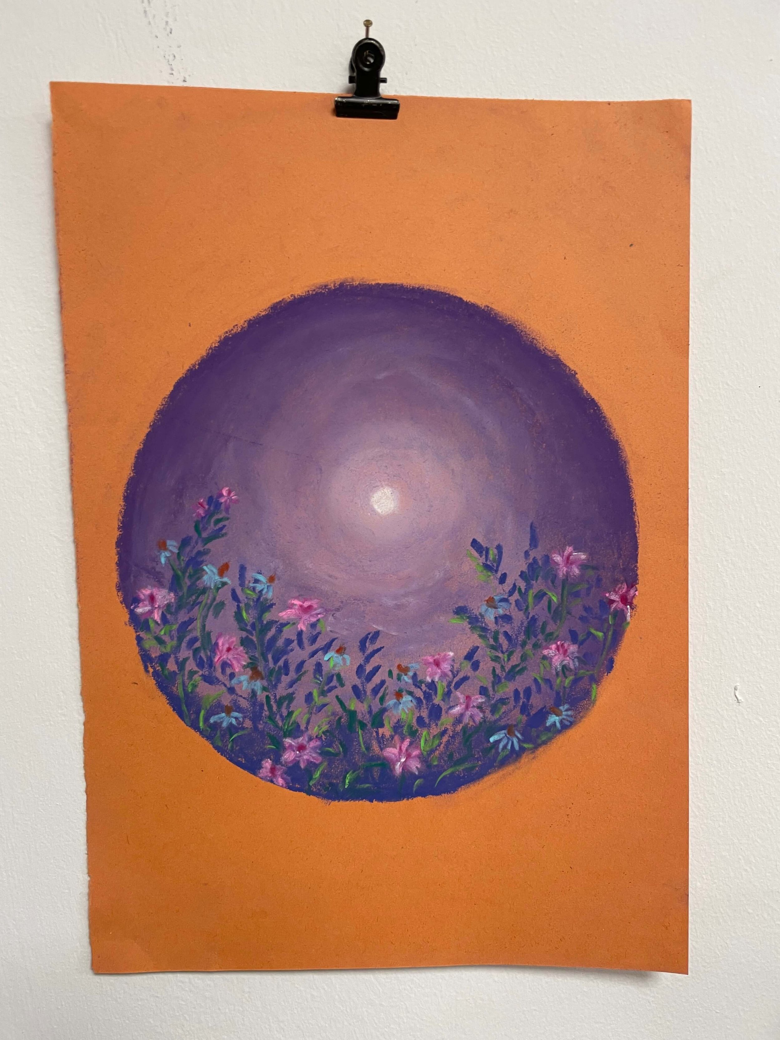chalk pastel challenge 13 purple field kayleigh mccallum 1.jpeg