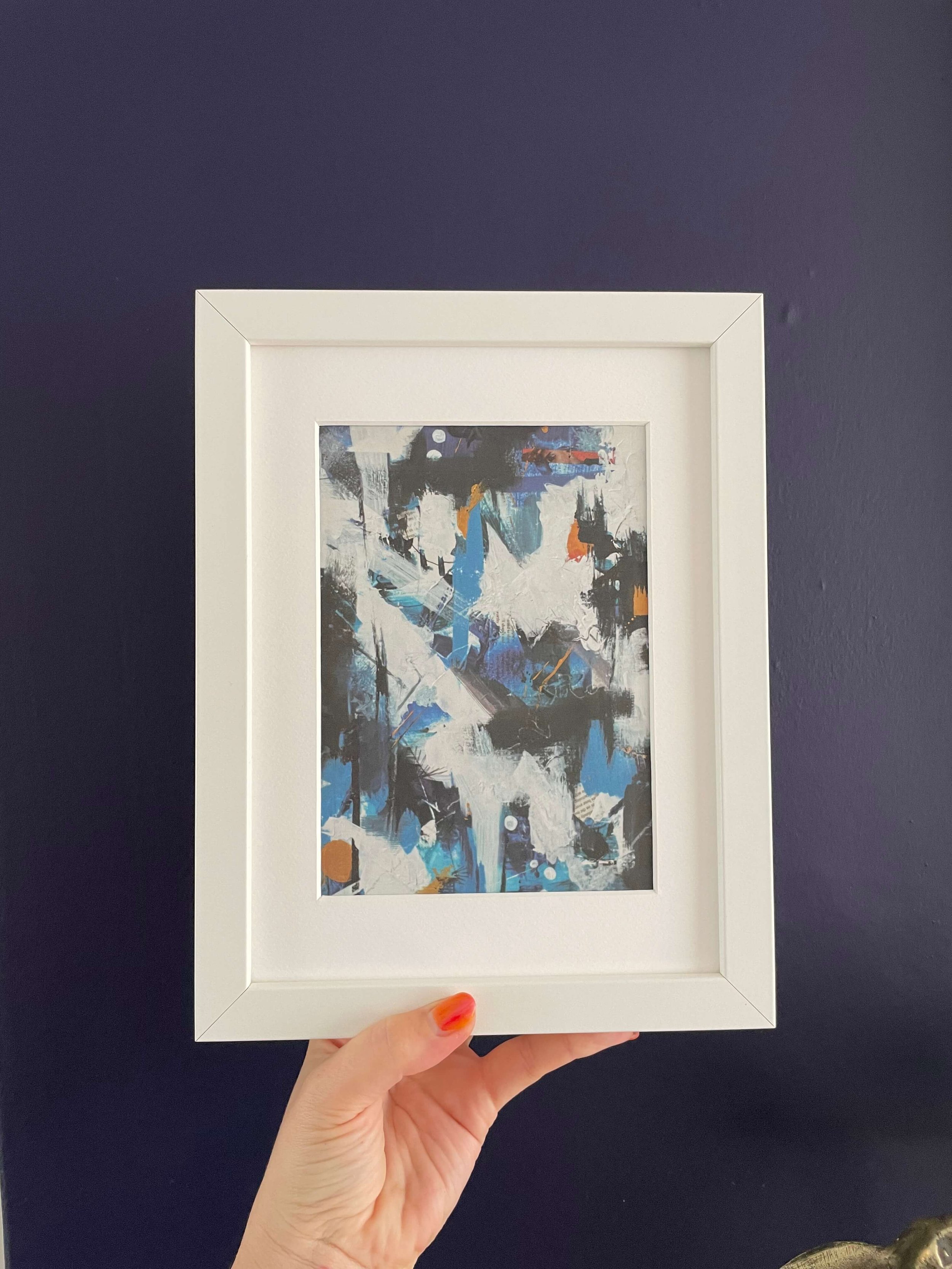 kayleigh mccallum mystery minis art prints example A5 framed.jpeg
