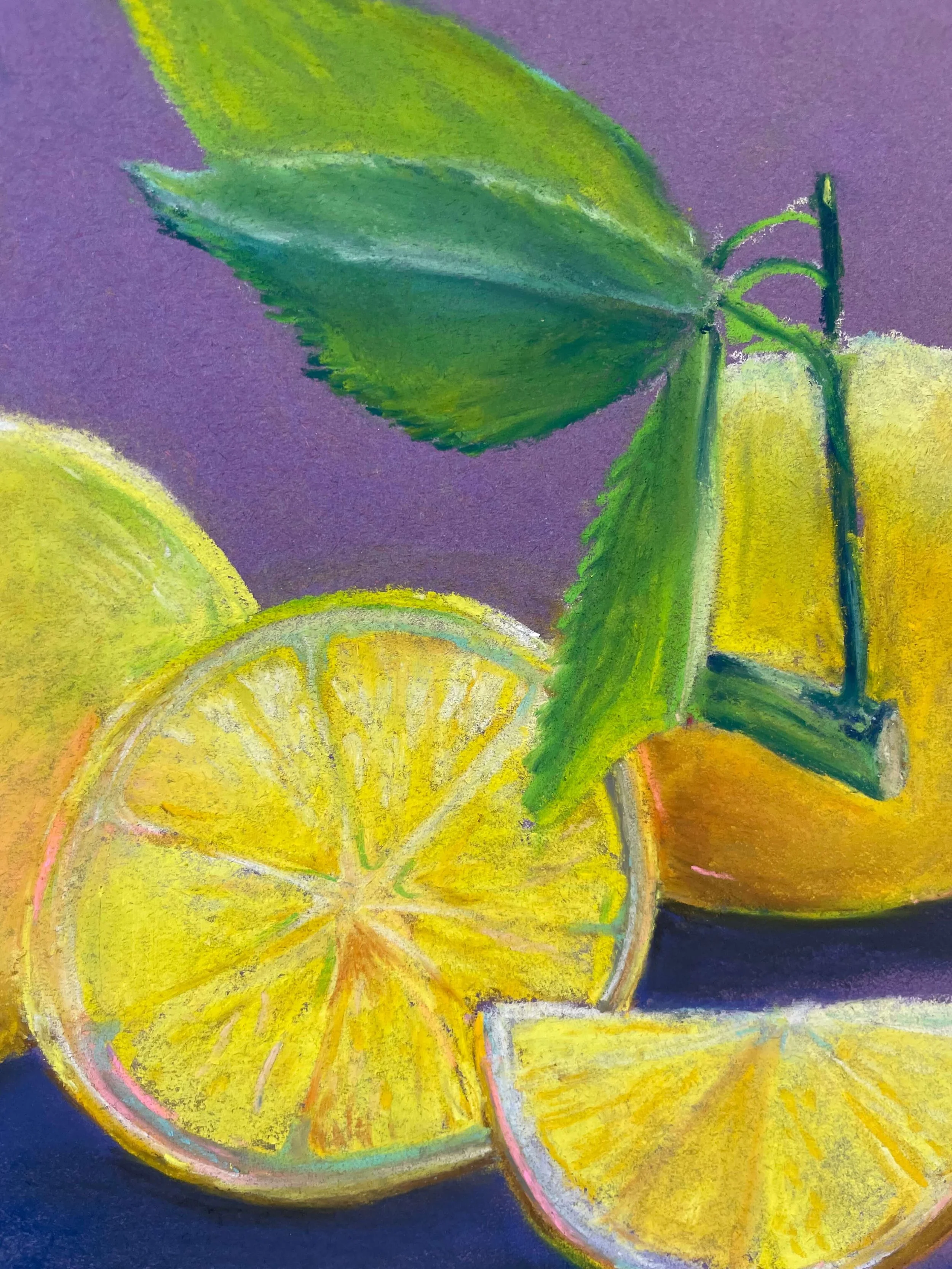 chalk pastel challenge 28 lemons kayleigh mccallum 2.jpeg