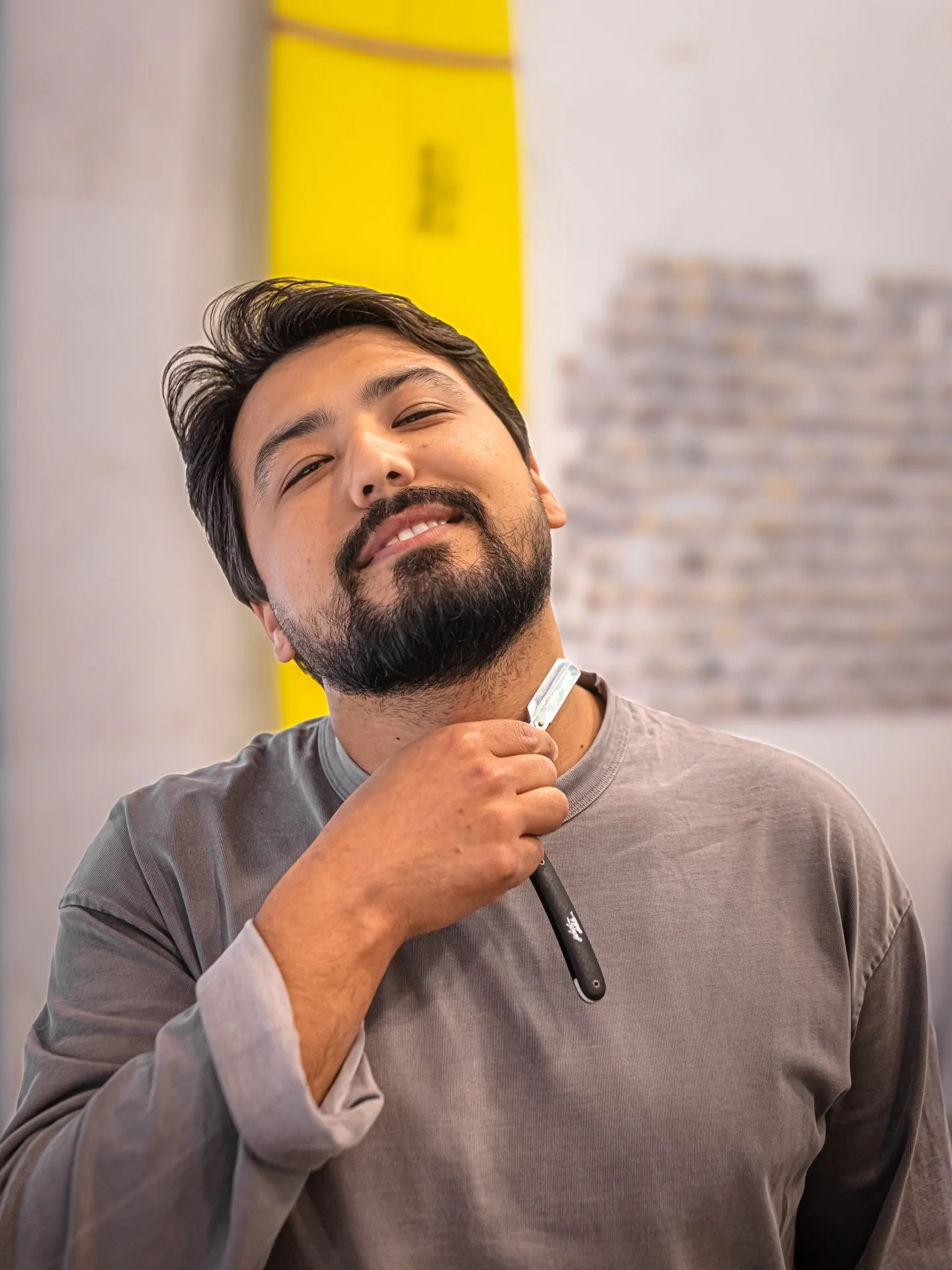 Meet Roma! 
No, not the pizza. Not Rome either. 🍕 🇮🇹 

Baby Rakhmatillo just somehow ended up with the nickname Roma and honestly, it suits him. 🫰🏼

Best way to welcome him?
Book him in. ✂️

#barbersofinstagram #barbersindubai #dubaibarber #duba