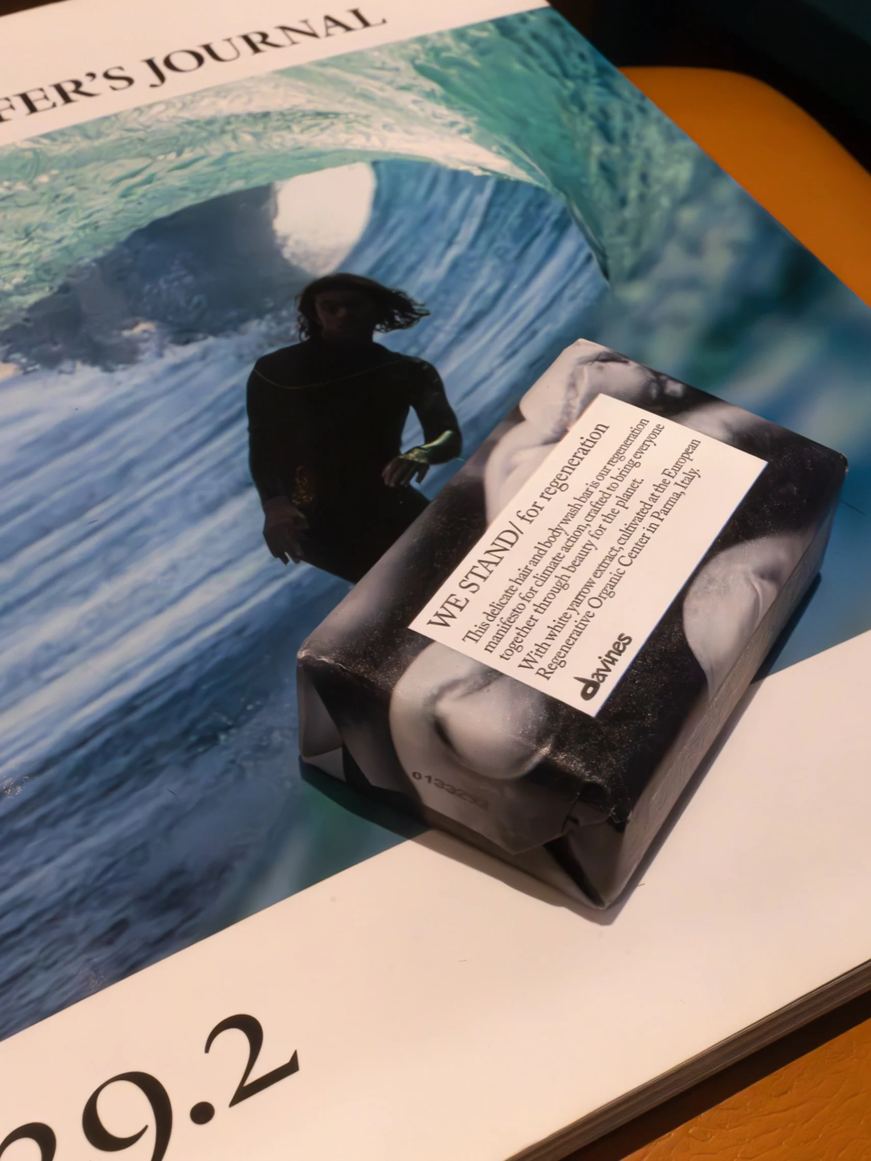 On the same wavelength as everything else in our ecosystem The &lsquo;WE STAND&rsquo; Hair &amp; Body Wash Bar from @davinesofficial is a two-in-one cleanser for both hair and body, proving that less can do more. 🏄&zwj;♂️ 🌱 🧼 

Its hero ingredient