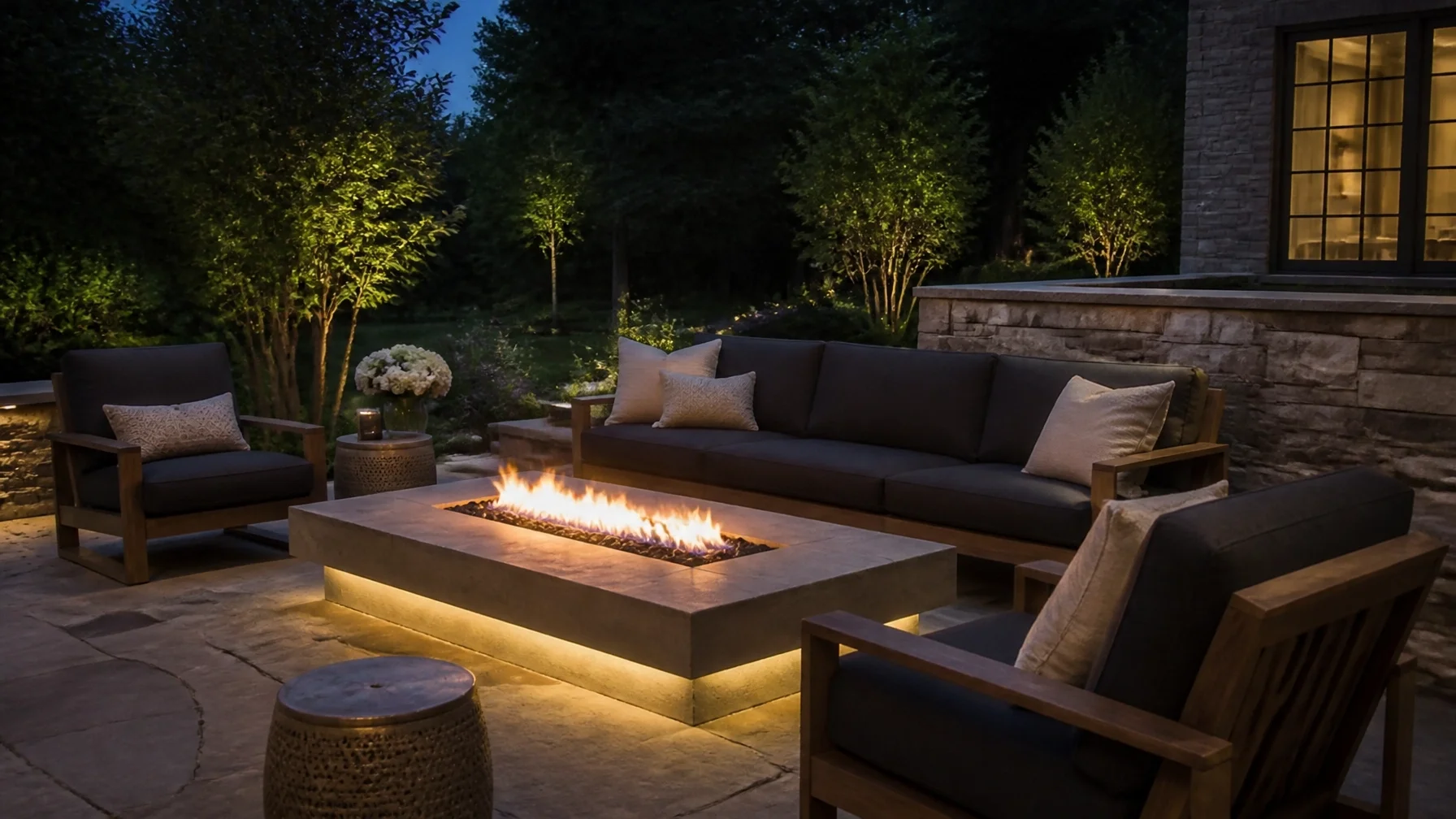 Evening Glow: Designing a Fire Pit Sanctuary for Late Summer Nights