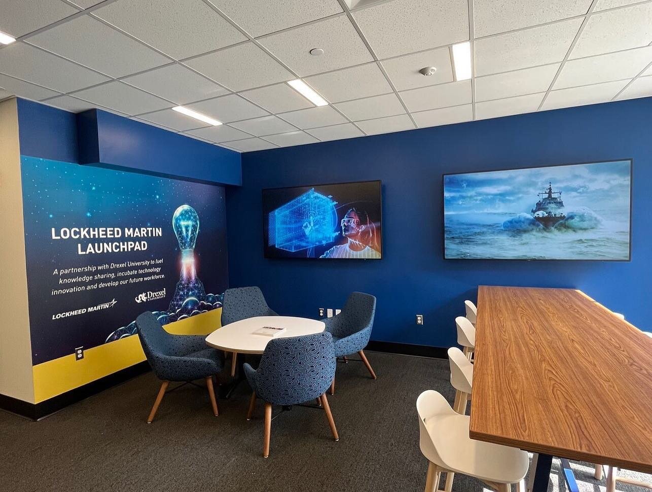 Congratulations to @drexeluniv and @lockheedmartin on the opening of the Lockheed  Martin Launchpad, designed by @djvinc64 and @motodesignshop and built by @kmcpartners to take Drexel &amp; Lockheed's collaboration to new heights. The new space has b