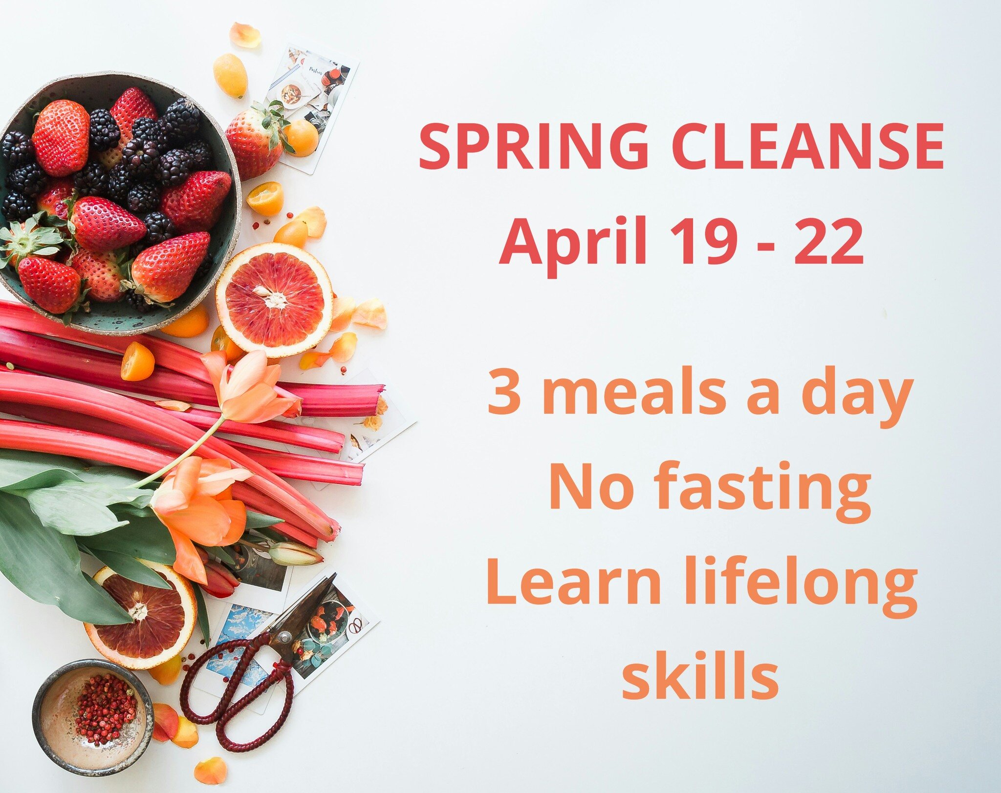Feeling groggy? Allergies bothering you? Feel overall heavy? This is your chance to accelerate the detox process your body already naturally wants to do this time of the year? Join me for a 3 day cleanse where we will do just that. Link in bio for mo