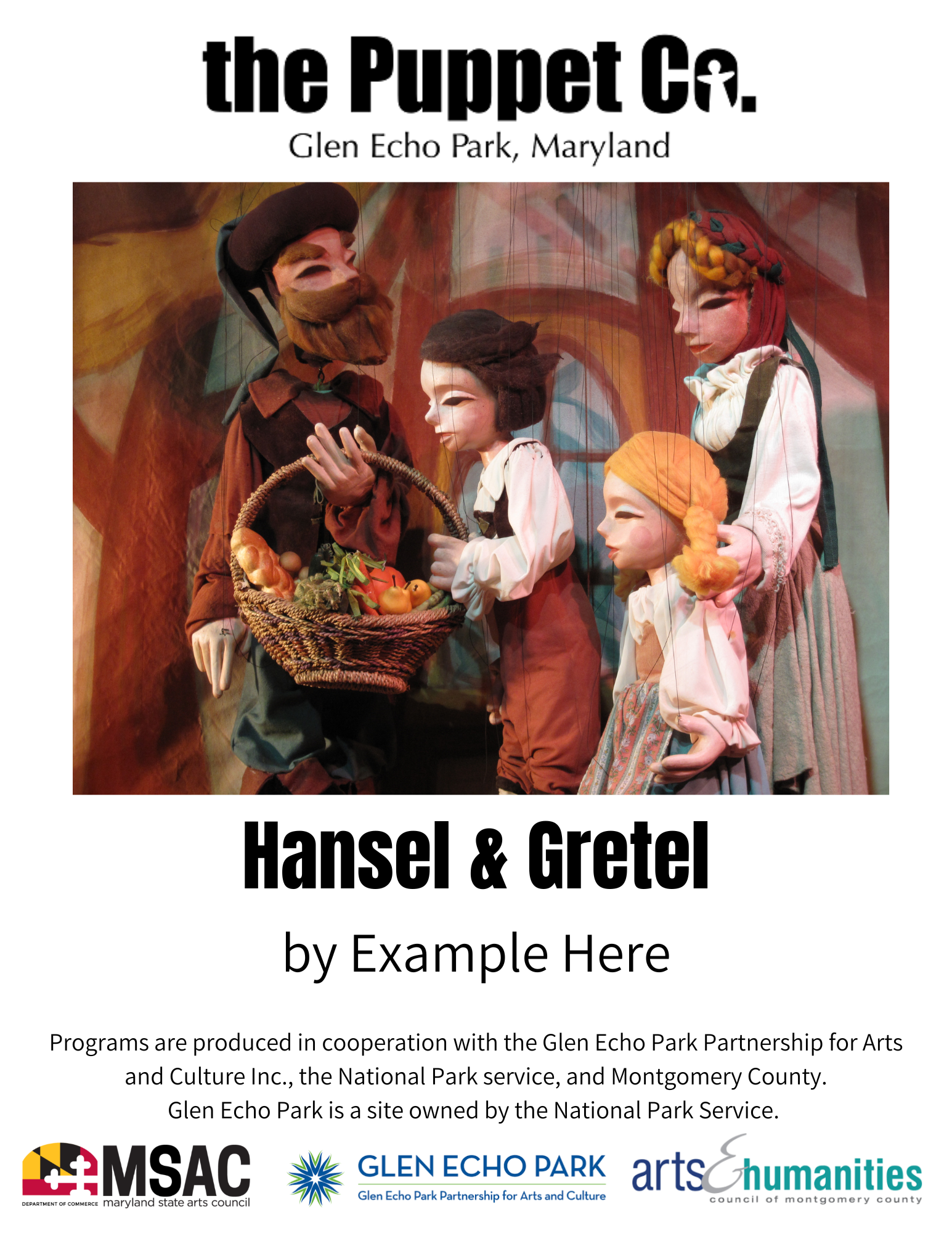 Sponsor a show — the Puppet Co.