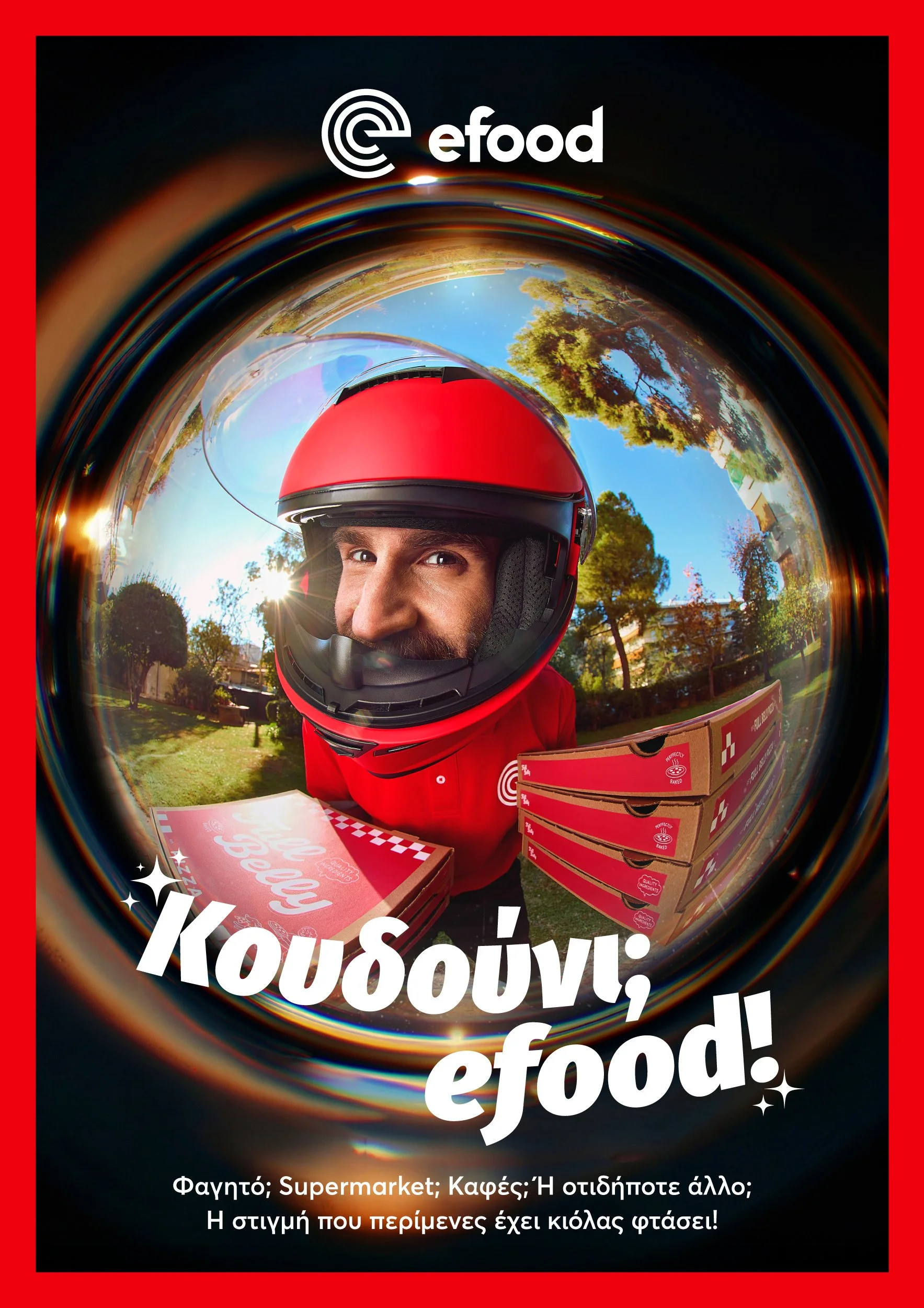 Advertising campaign for efood delivery