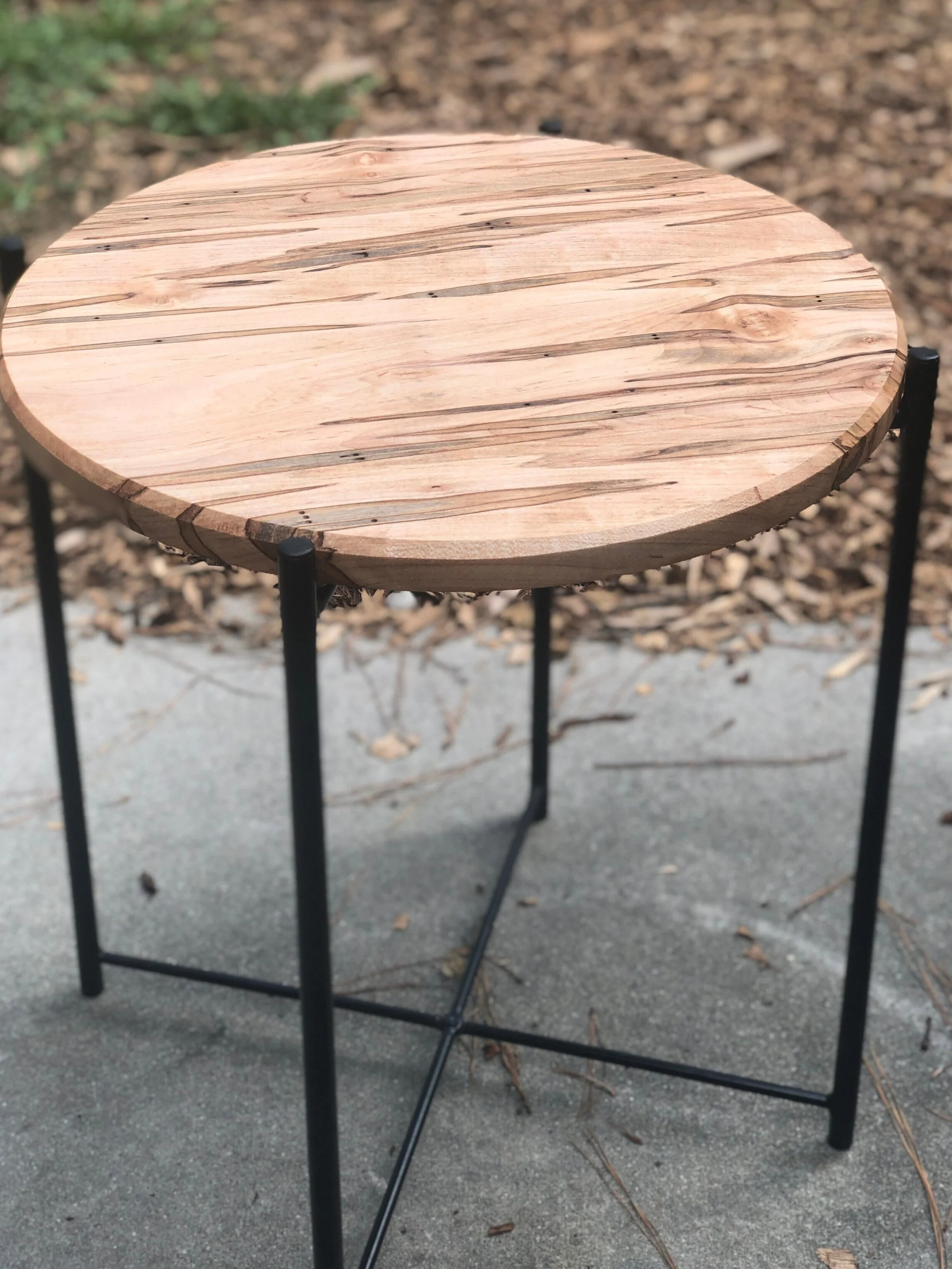 Ambrosia Maple Side Table Timber Biscuit Woodworks