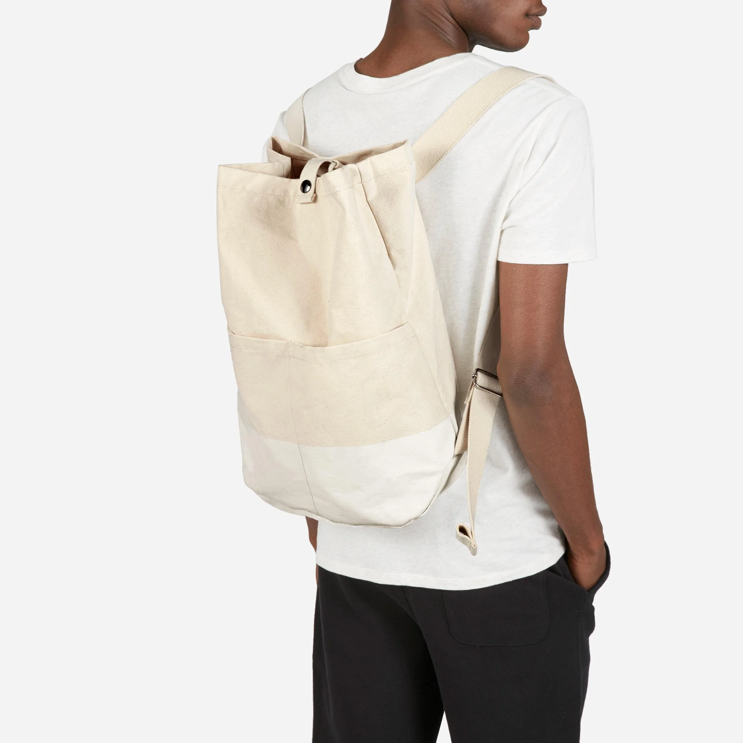 Everlane The Beach Canvas Backpack —Shapes and Feelings Winnipeg