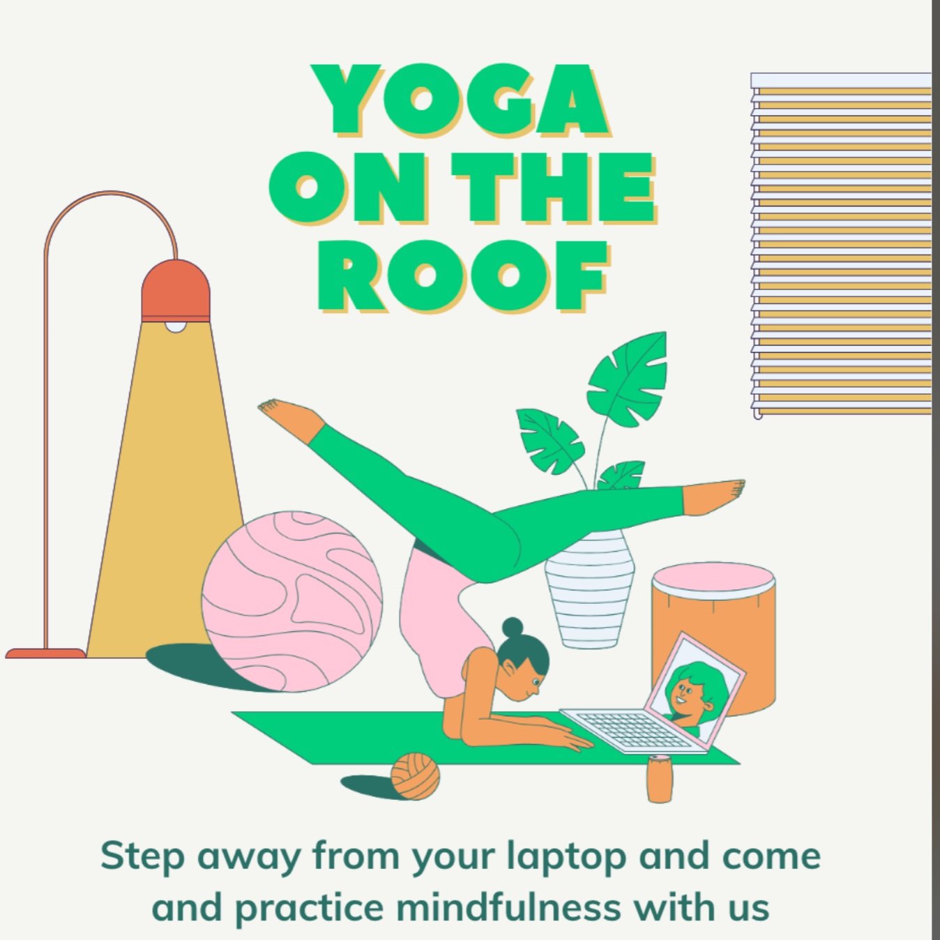 Rooftop Yoga in Japan