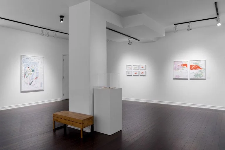 vue d'exposition solo, Galerie C.O.A, Montréal, 2024