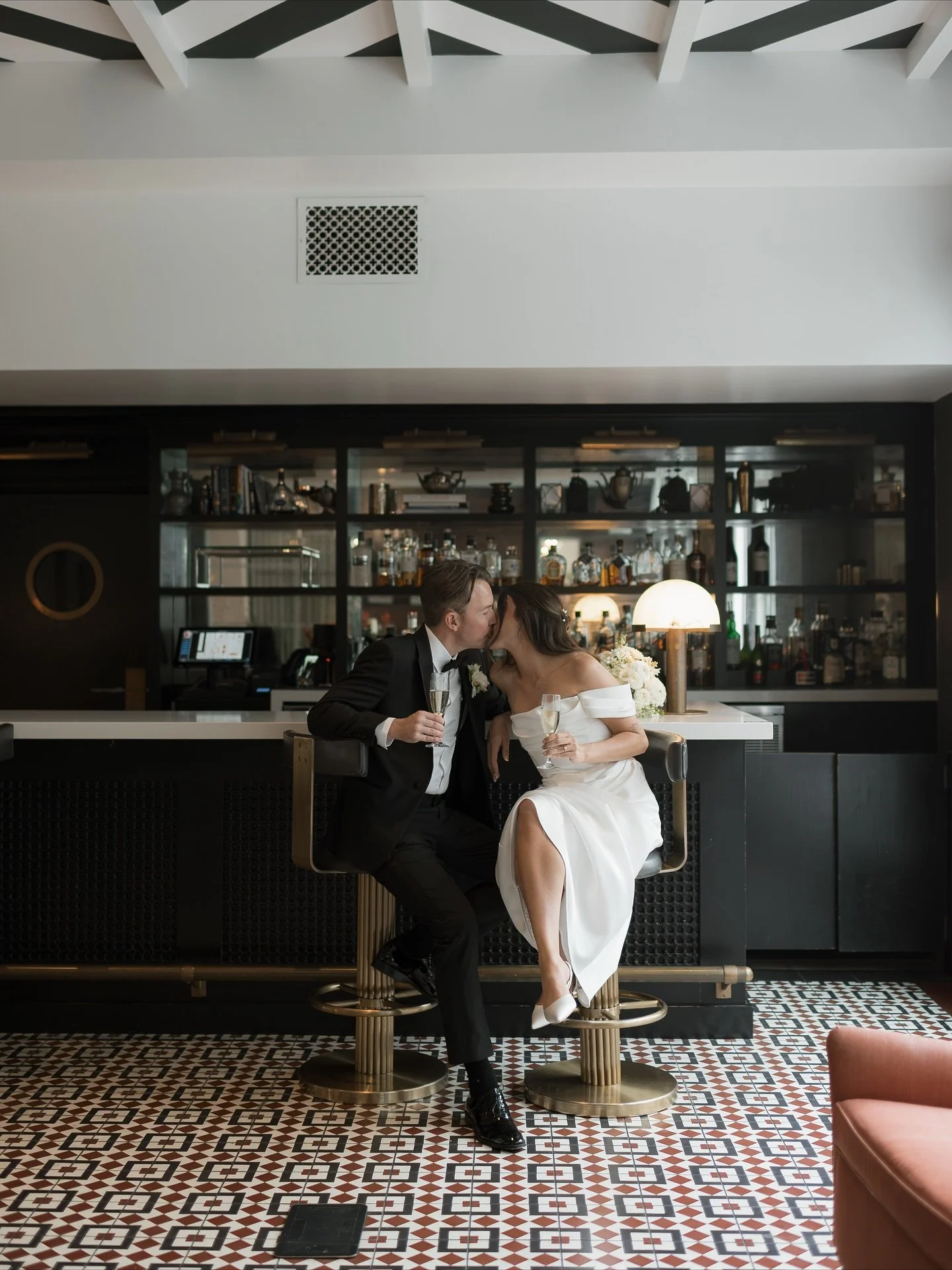 A little bit of direct flash and film, a whole lot of love ☁️🎞️ Best time exploring the courthouse gardens + the Hotel Californian with the newlyweds and their sweet girl! 
.
.
.
.
.
.
.
.
#santabarbaraweddingphotographer #santabarbarawedding #santa