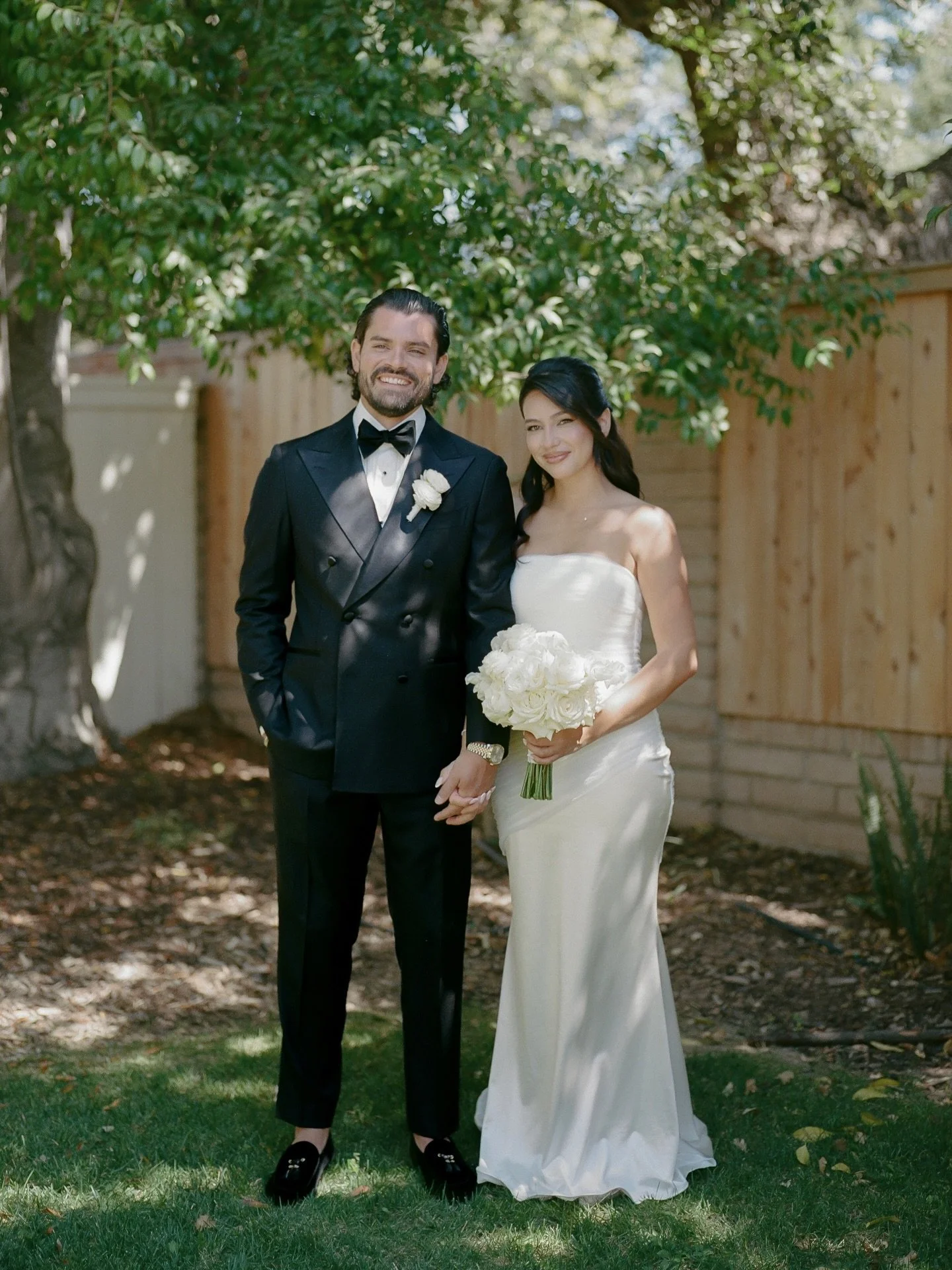 A favorite film photo from August 🤎 moments after Lisa &amp; Seb&rsquo;s first look. 
.
venue: @hotelynezsyv 
planner: @saramattesonevents 
photography: @bethandkenziephoto 
florist: @renaesbouquet 
bartending: @classic_cocktails_bartending 
caterin