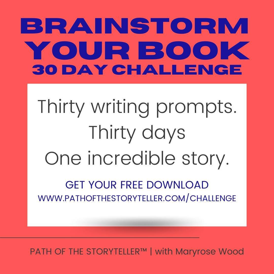 Writers, I&rsquo;m gearing up for the fall Path of the Storyteller program, which starts September 1st (wanna join the fun? DM me for details). I put together this free guide for you. It's 30 writing prompts that are designed to lead you through an e