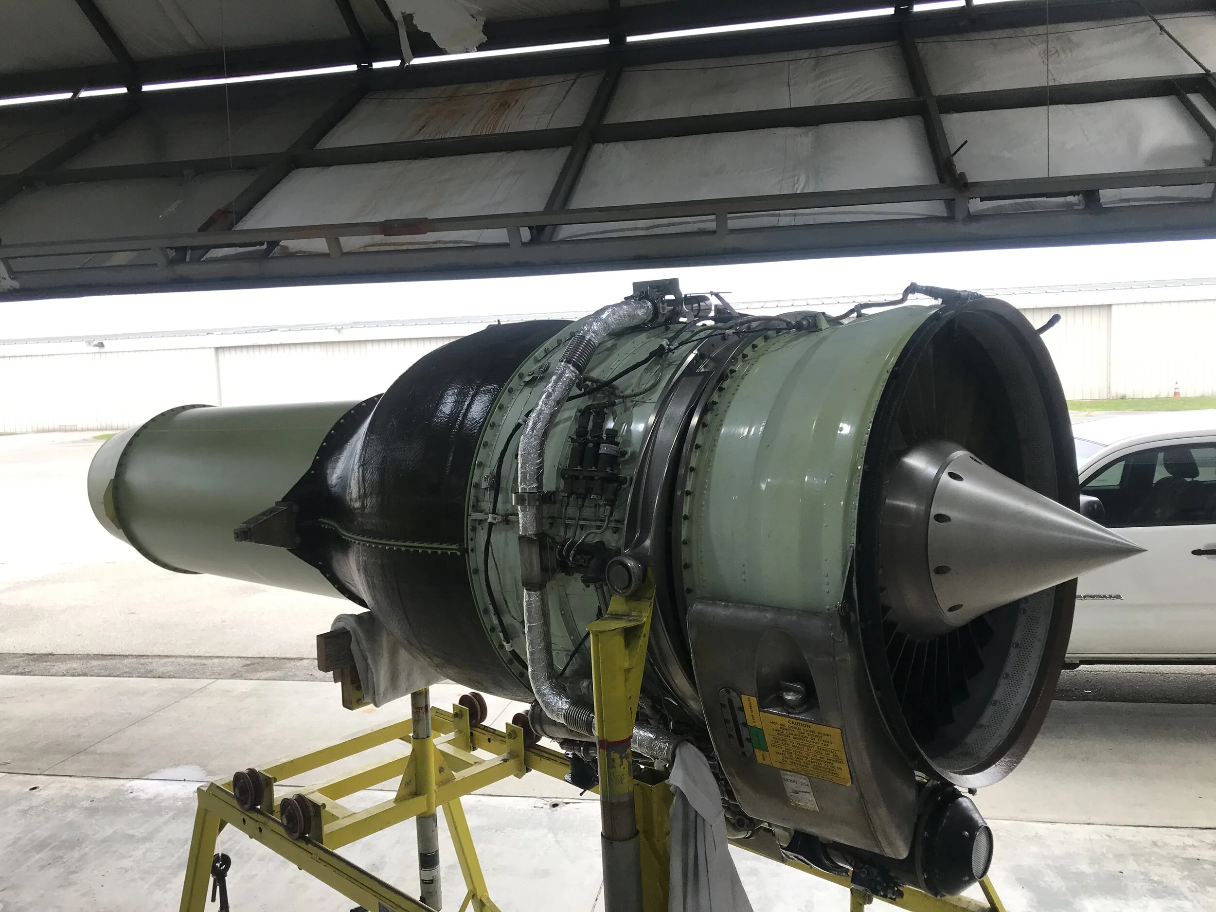 TFE731 with our mounts and ducts