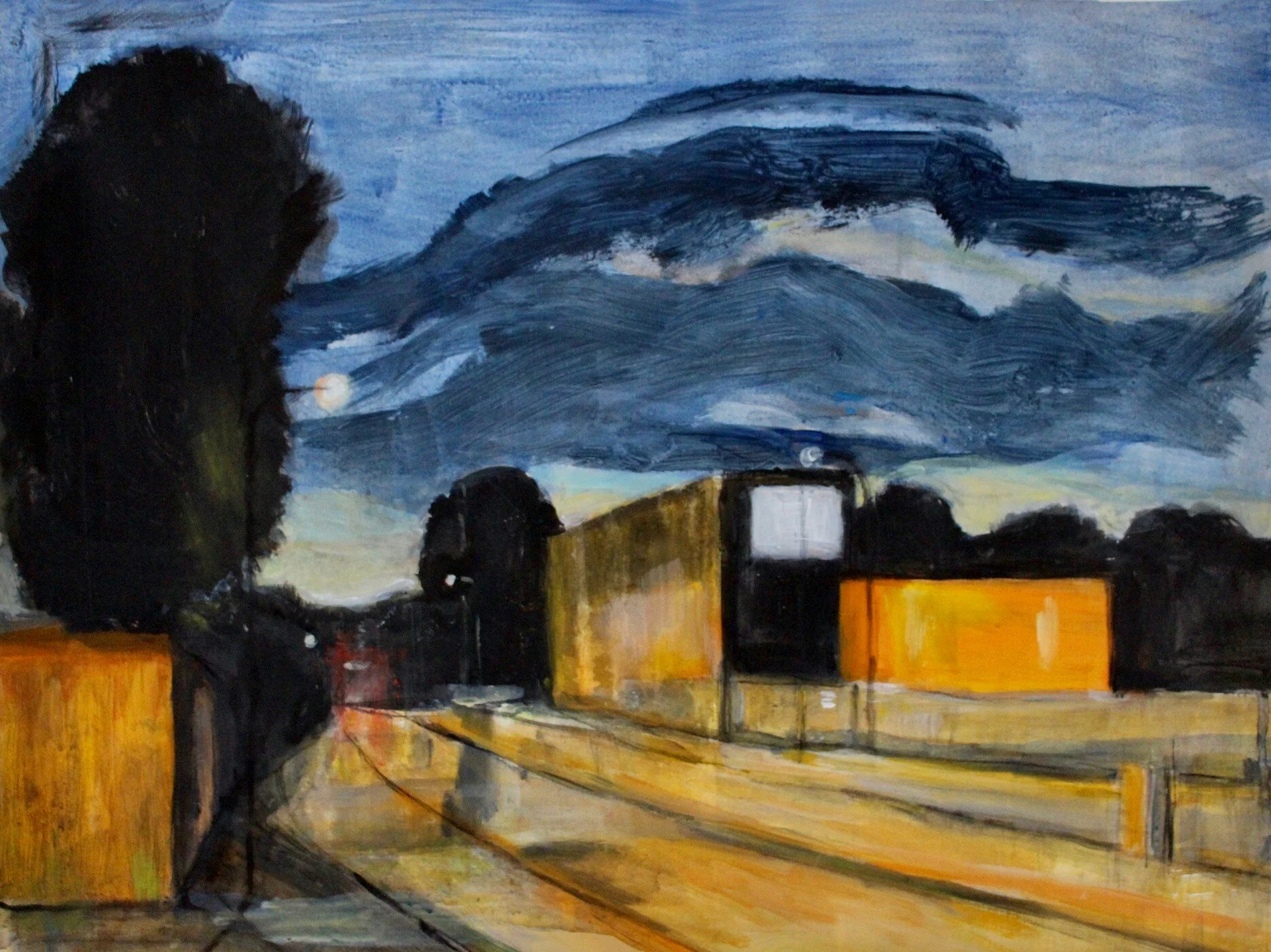 Evening light, New Cross Road SOLD