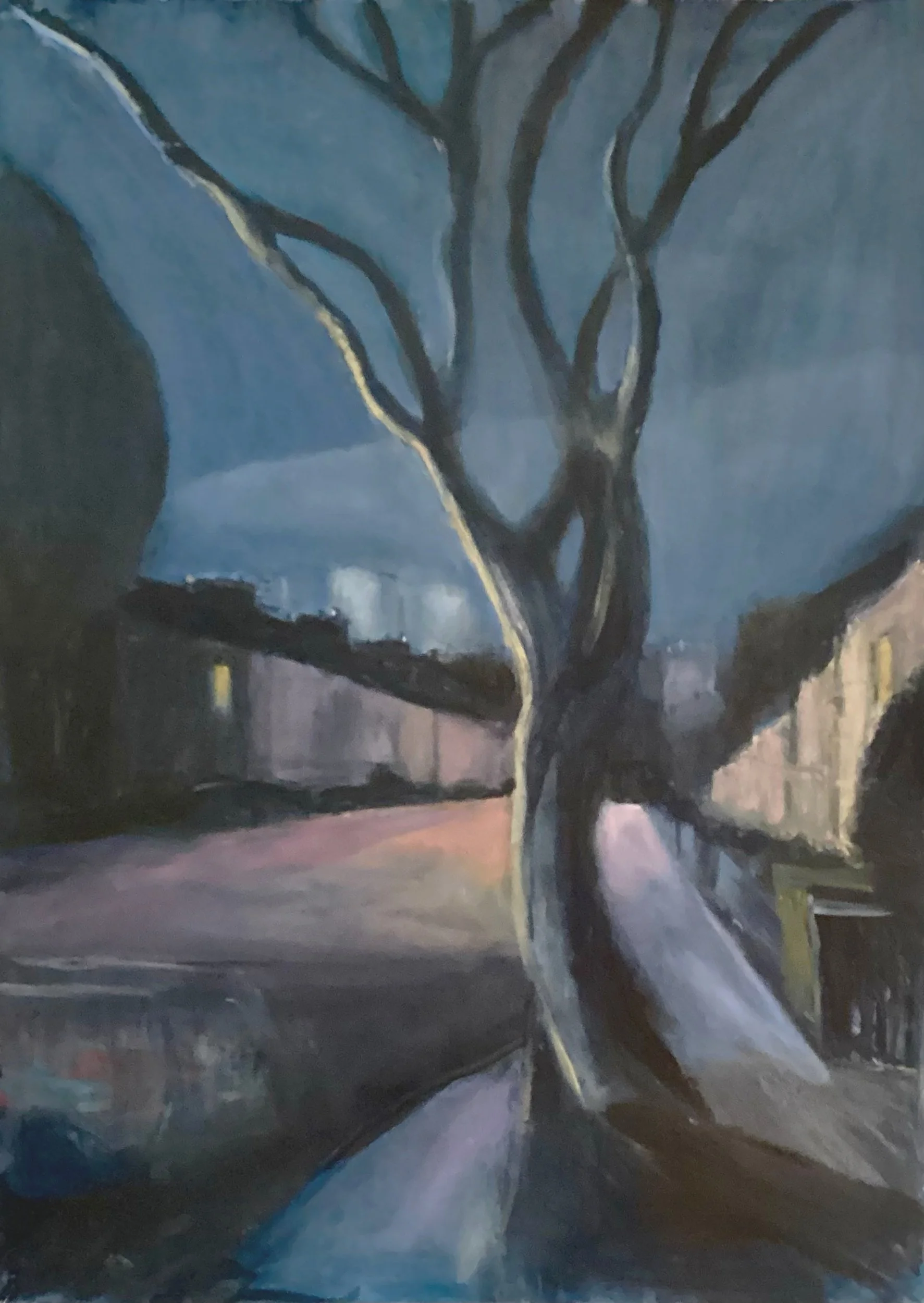 Tree on Waller Road
Acrylic on paper
51 x 38am
£450 (framed) SOLD