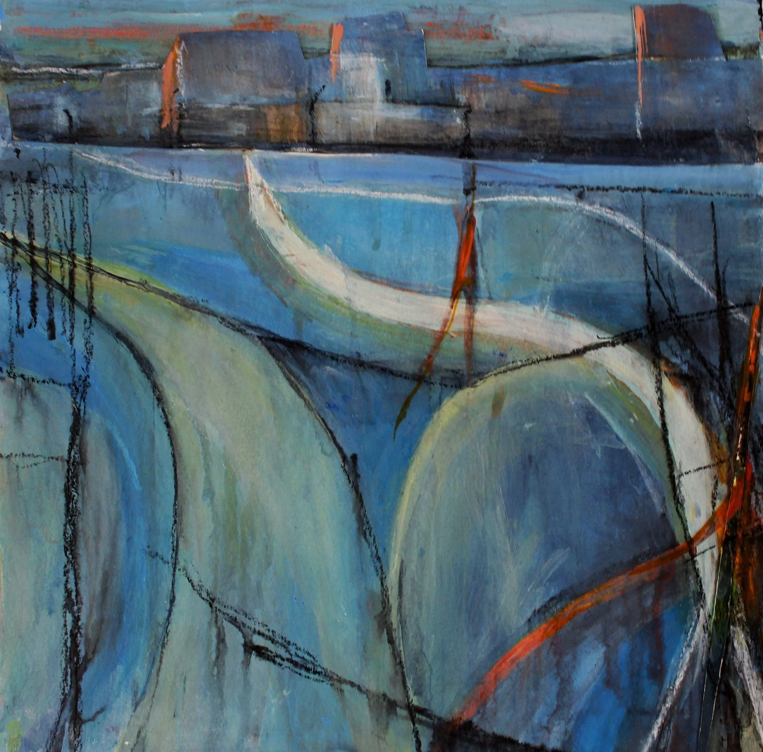 Thames at Rotherhithe, Acrylic on paper
RWS online gallery SOLD