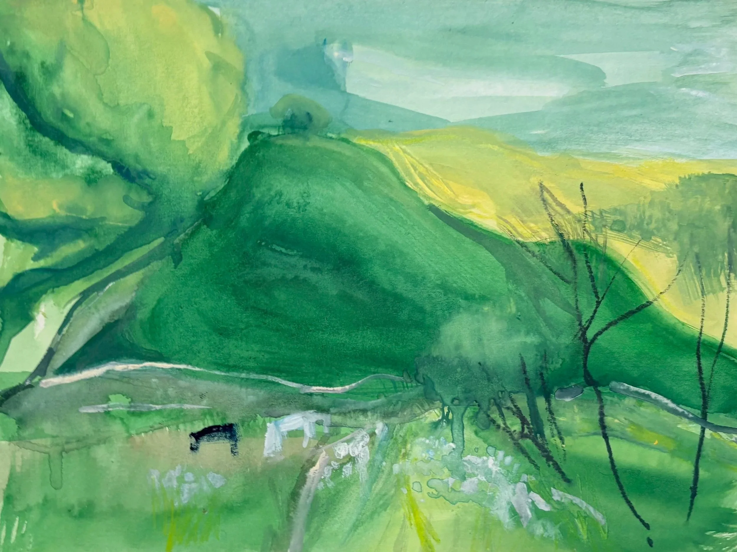 Doves Hole, Buxton Watercolour, £350