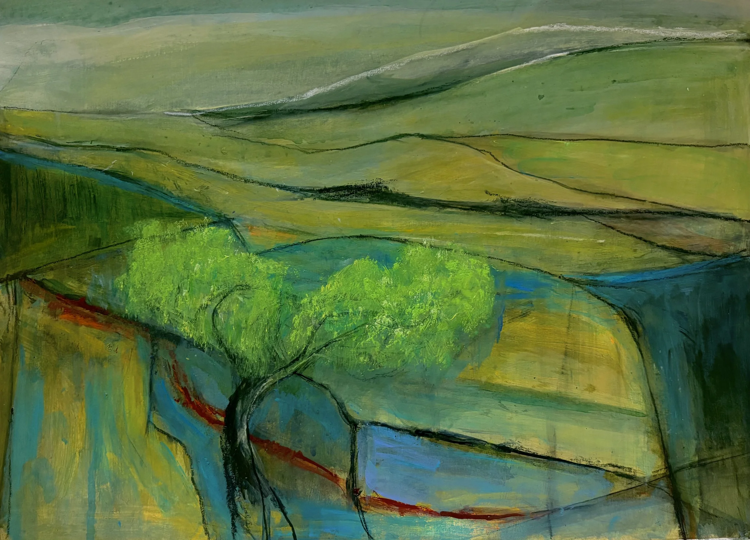 My painting Tree on the road to Pont de Barret
RWS Autumn Exhibition at Bankside Gallery
South Bank between Blackfriars Station and Tate Modern. 3 October - 31 October 11-6pm daily
