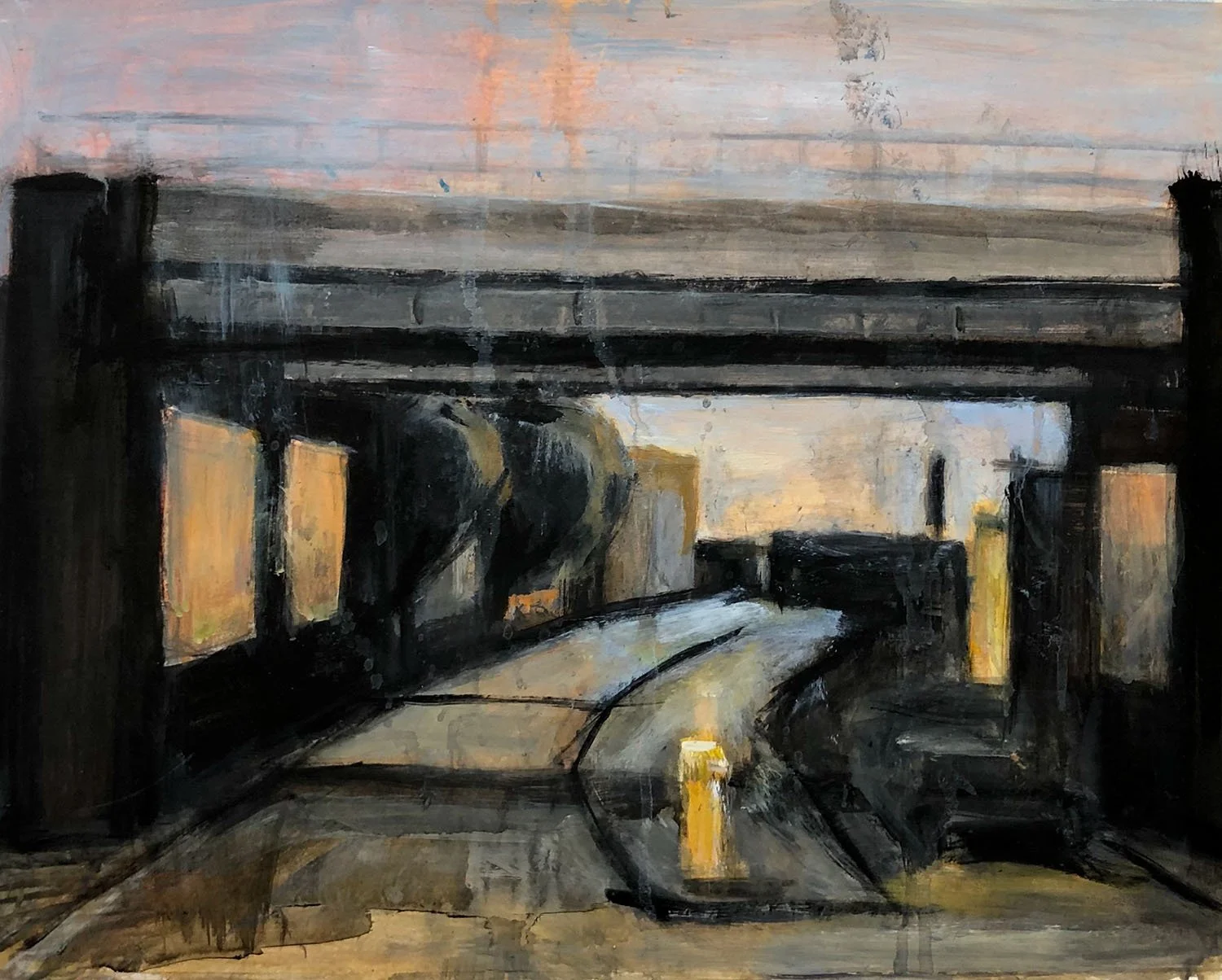 Evening, Queens Road Station £350 SOLD