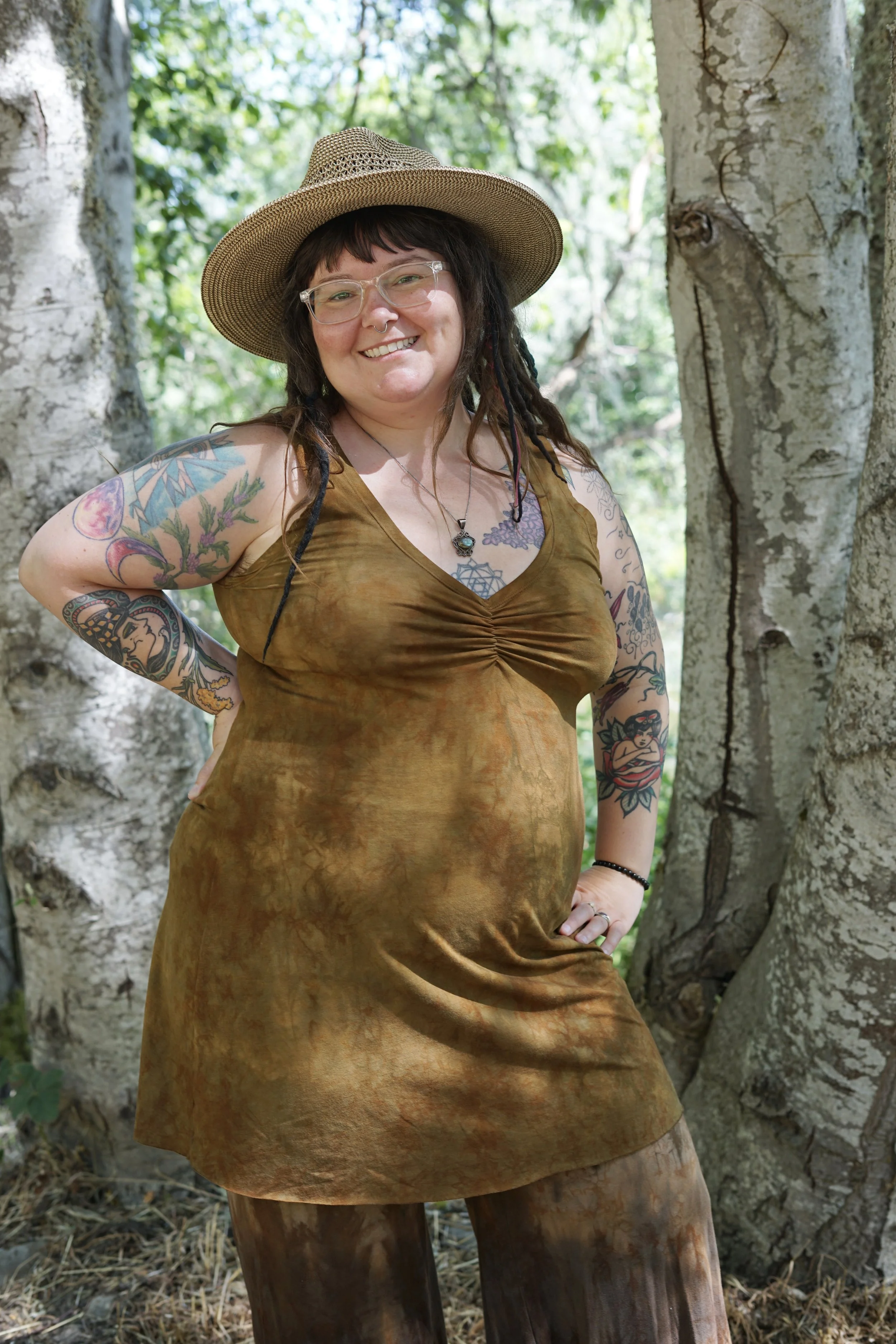RTS- Juniper Cinch Tunic in 'Chai Fade'