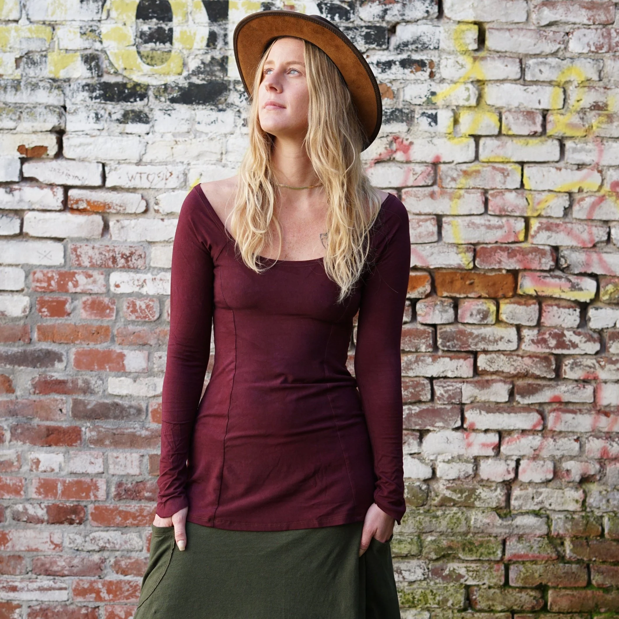 MTO- TULSI TOP LONG SLEEVE bamboo jersey