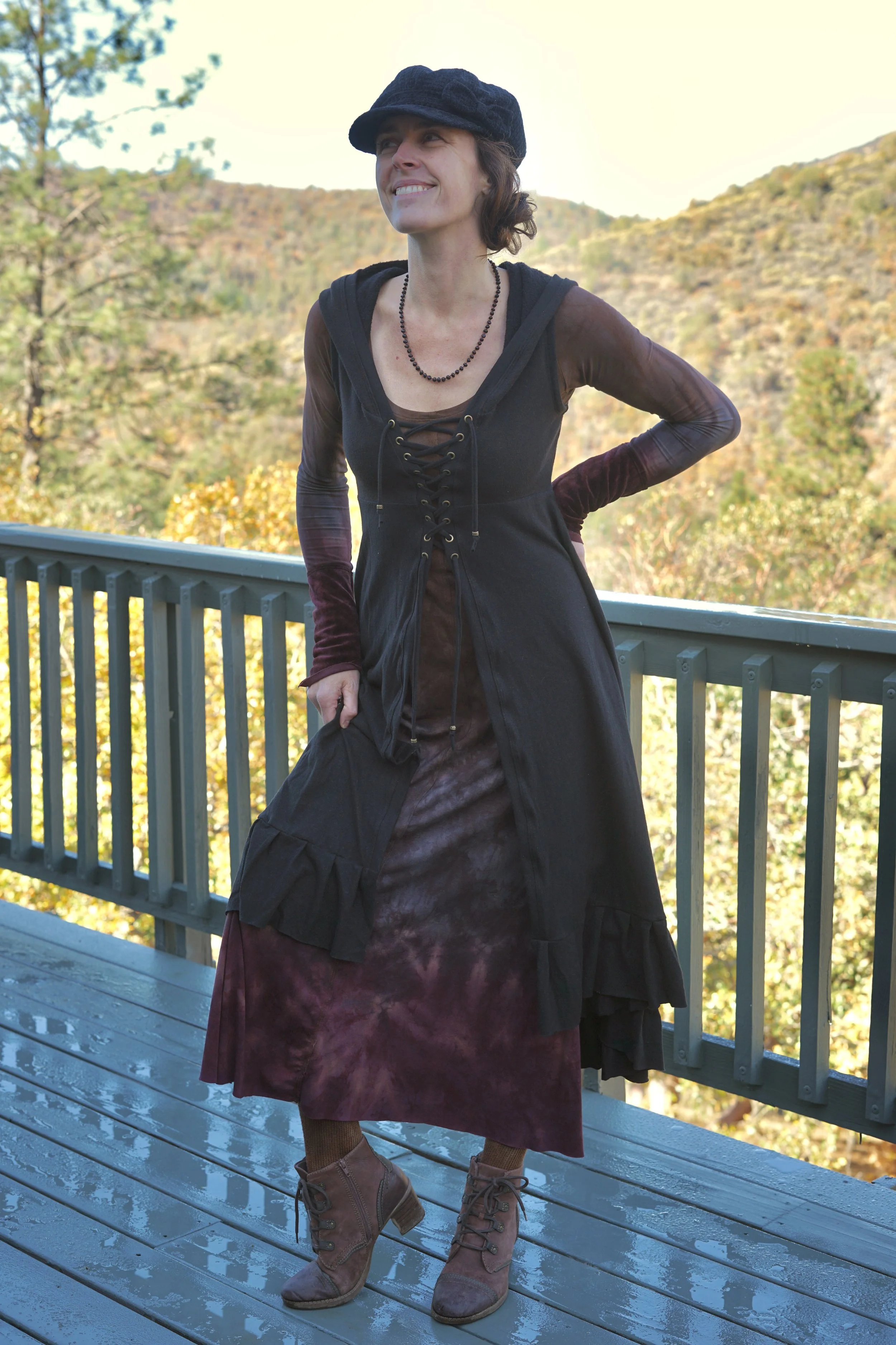 RTS- Black as Night Vest Cloak