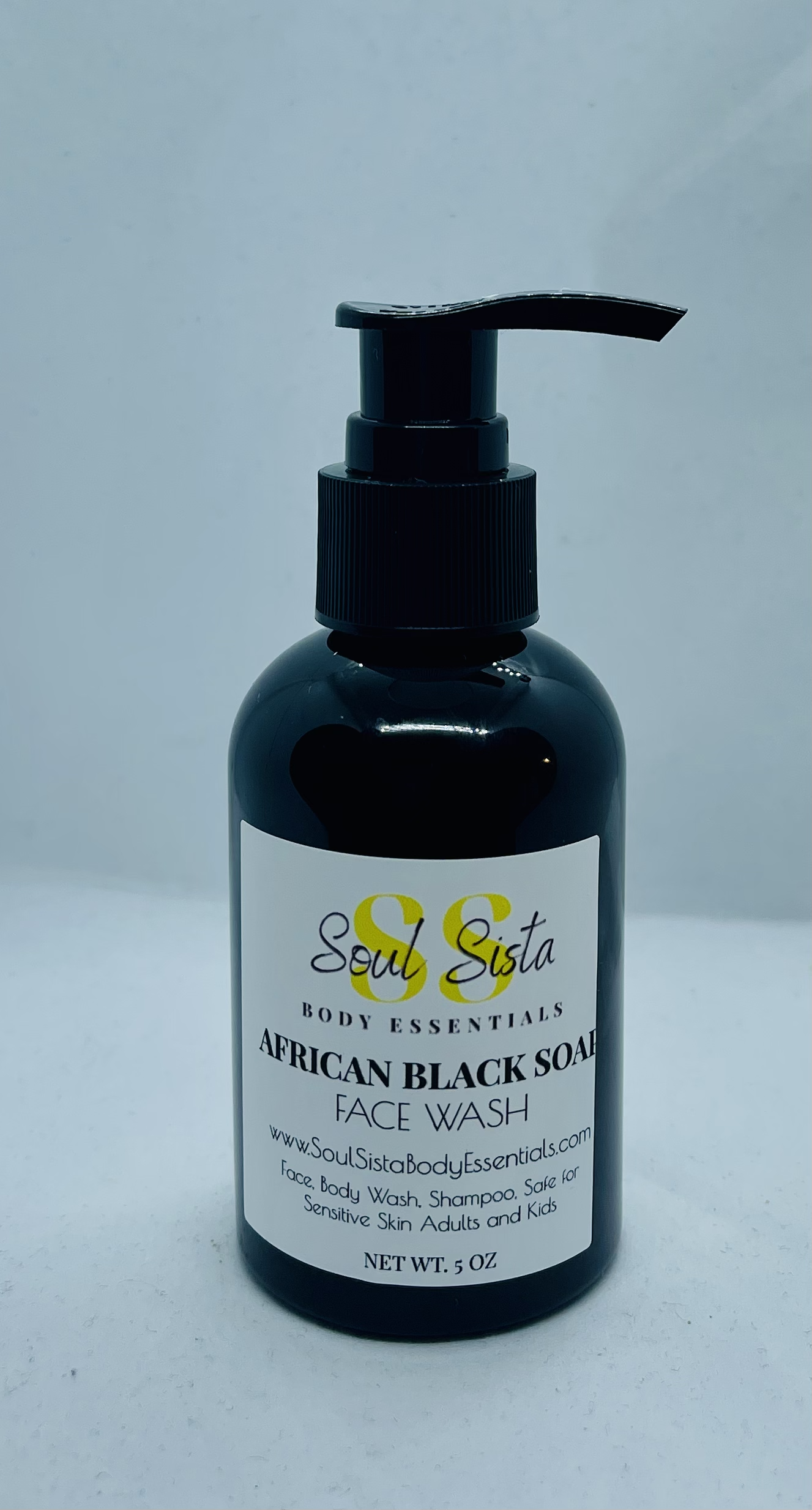 African Black Soap Foaming Cleanser — Soul Sista Body Essentials