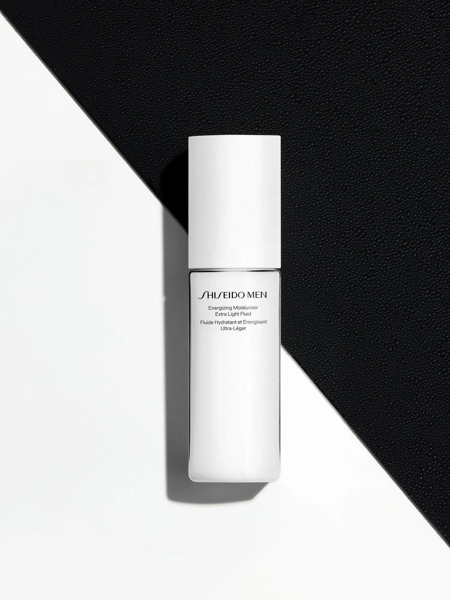 Shiseido Men Energizing Moisturizer Extra Light Fluid with 32-hour hydration and matte finish