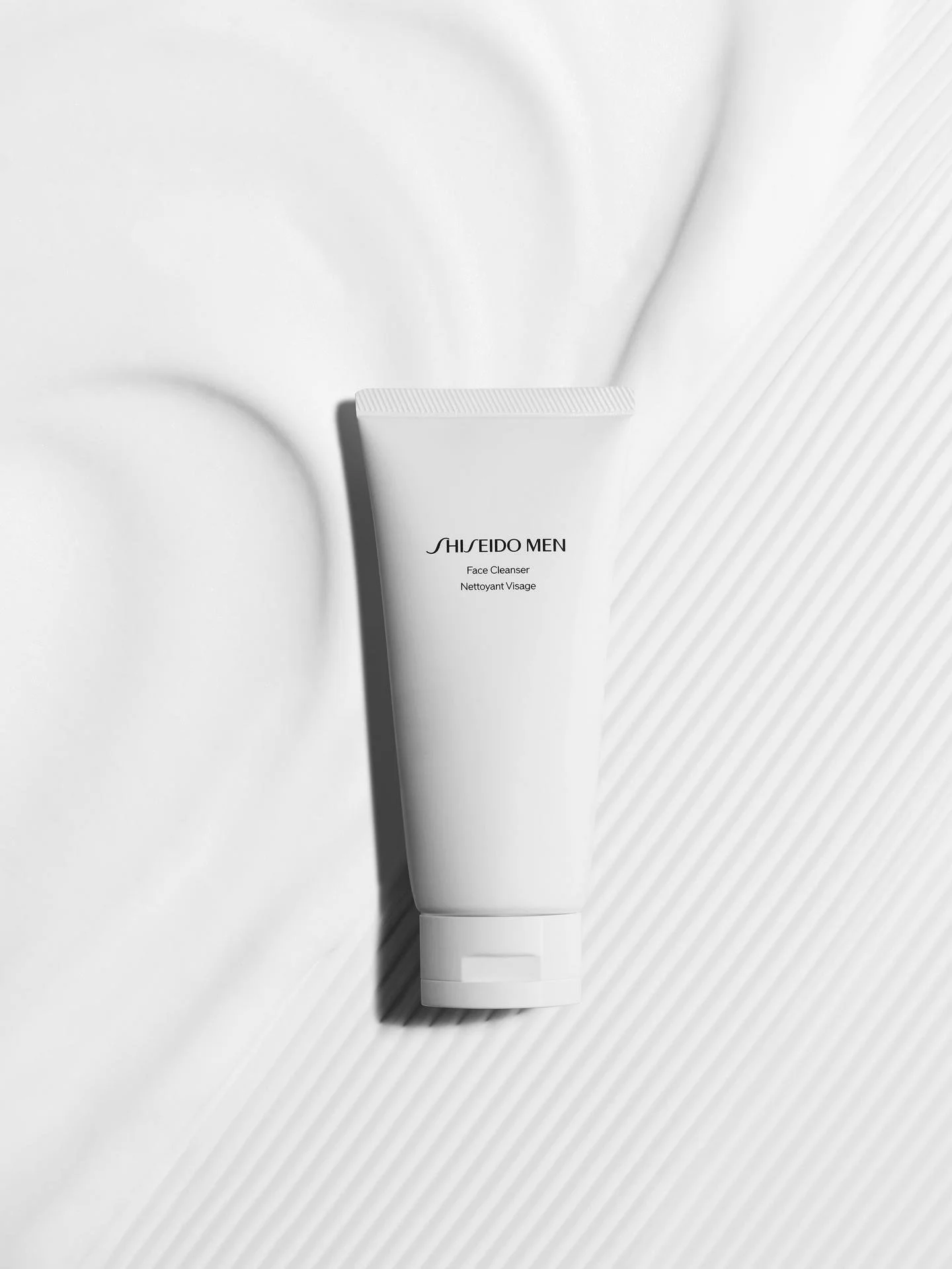 Shiseido Men Face Cleanser and precision shaving cream for balanced skin