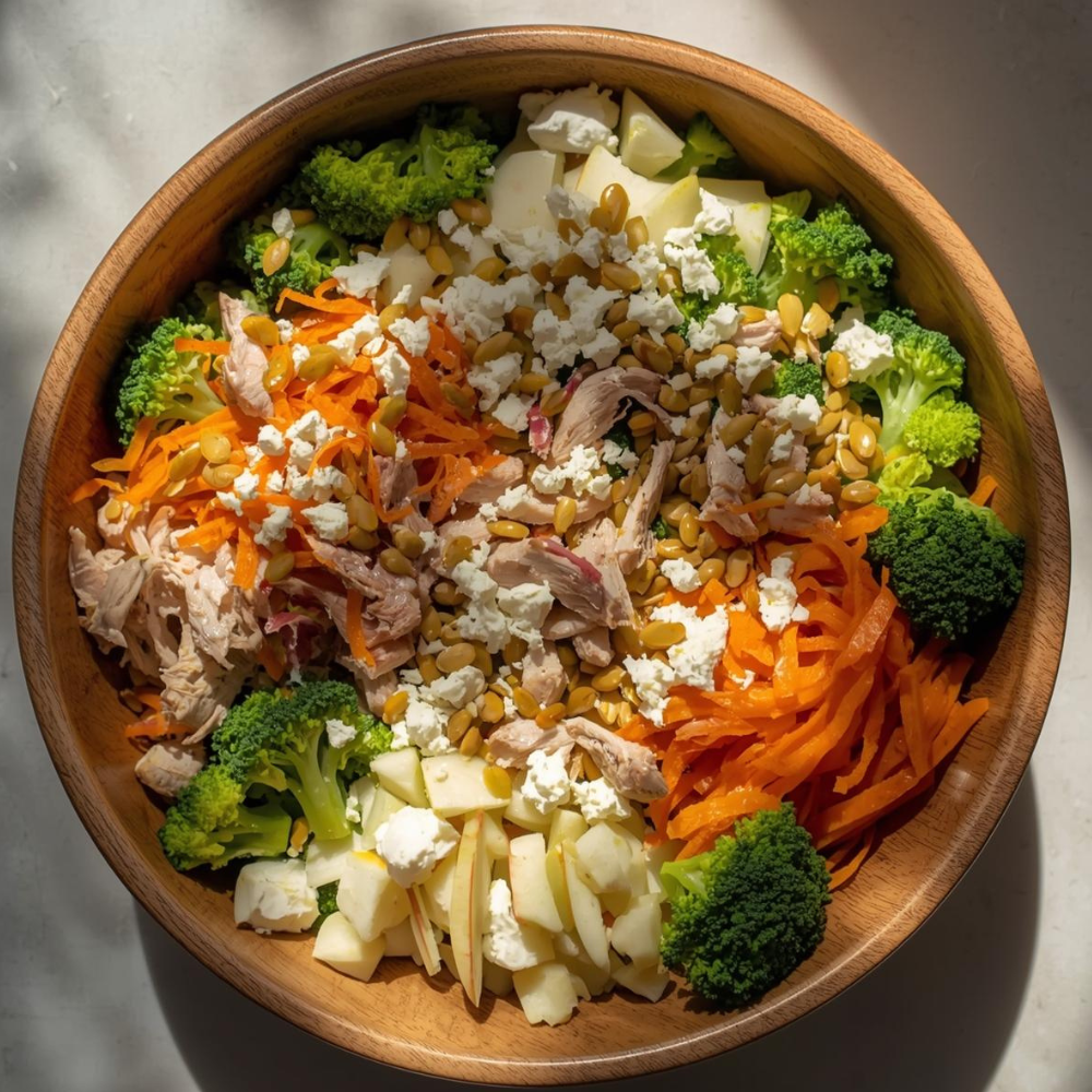 Crunchy Chicken Broccoli Salad