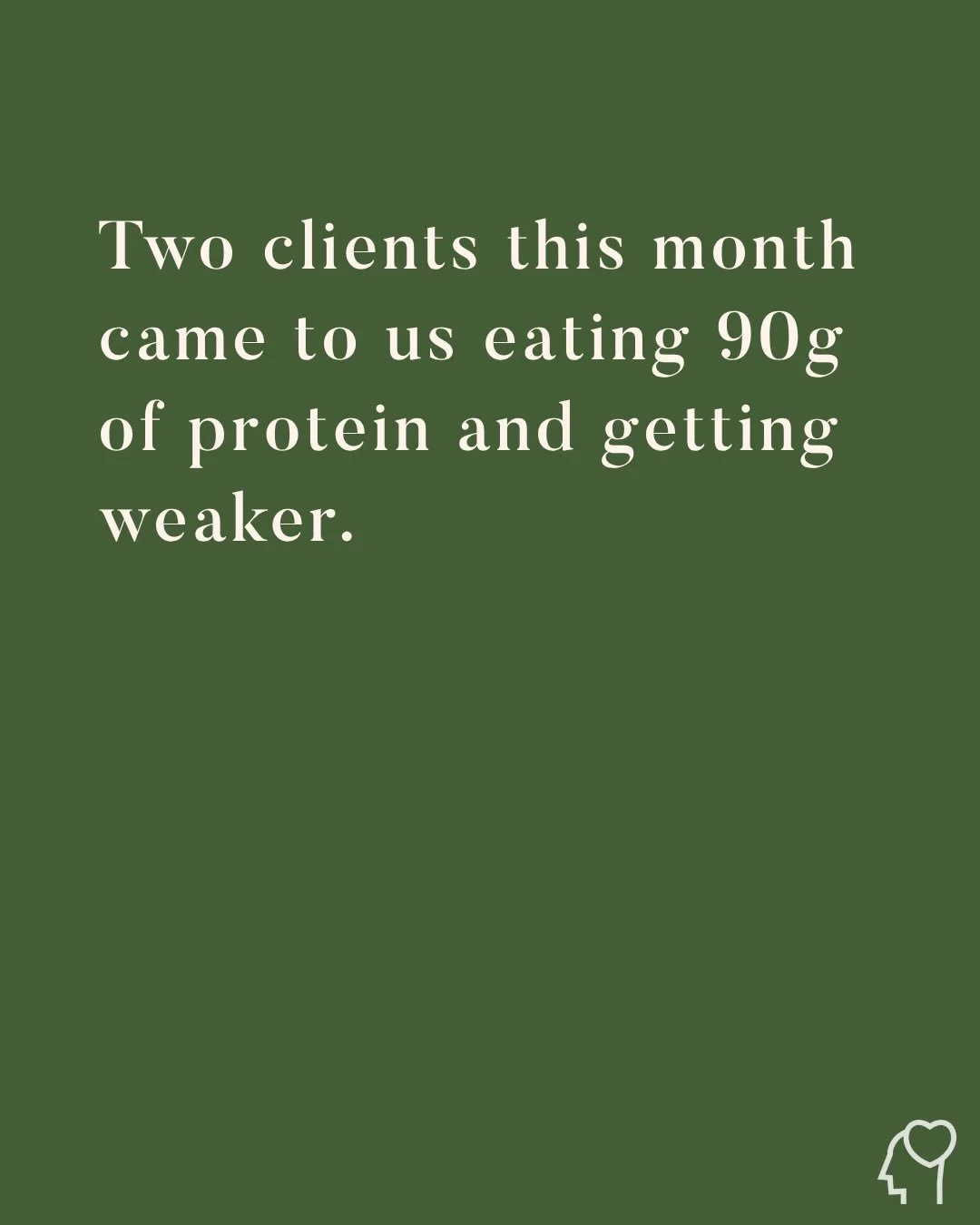 The internet has told you to eat more protein. You&rsquo;re working hard to meet your goals. Your muscle isn&rsquo;t responding.

Hitting your protein number is only part of it unfortunately. And most women only ever hear about that.

In our Gut Heal