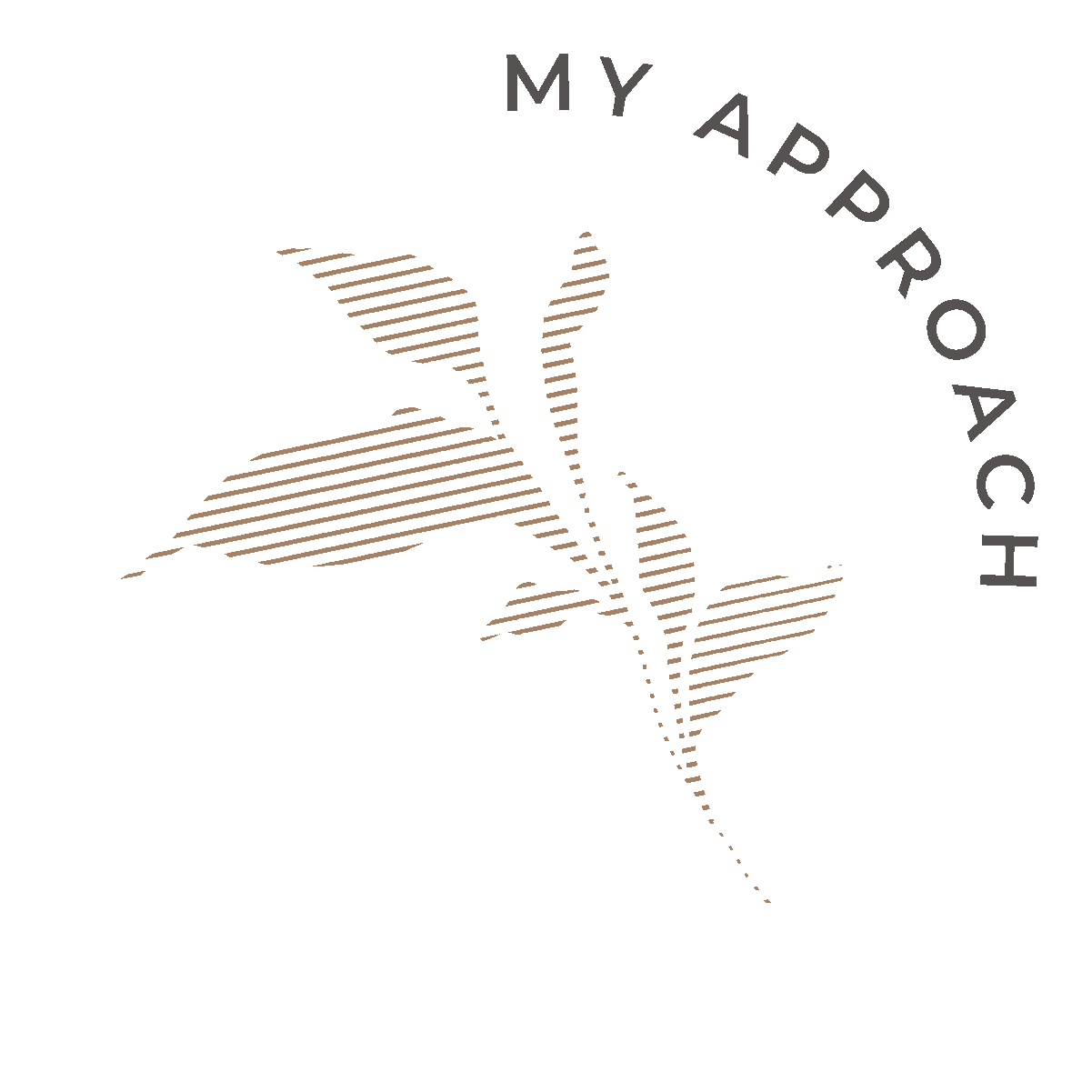 Stylized logo with a leaf design and the text 'My Apparel' curved around the top.