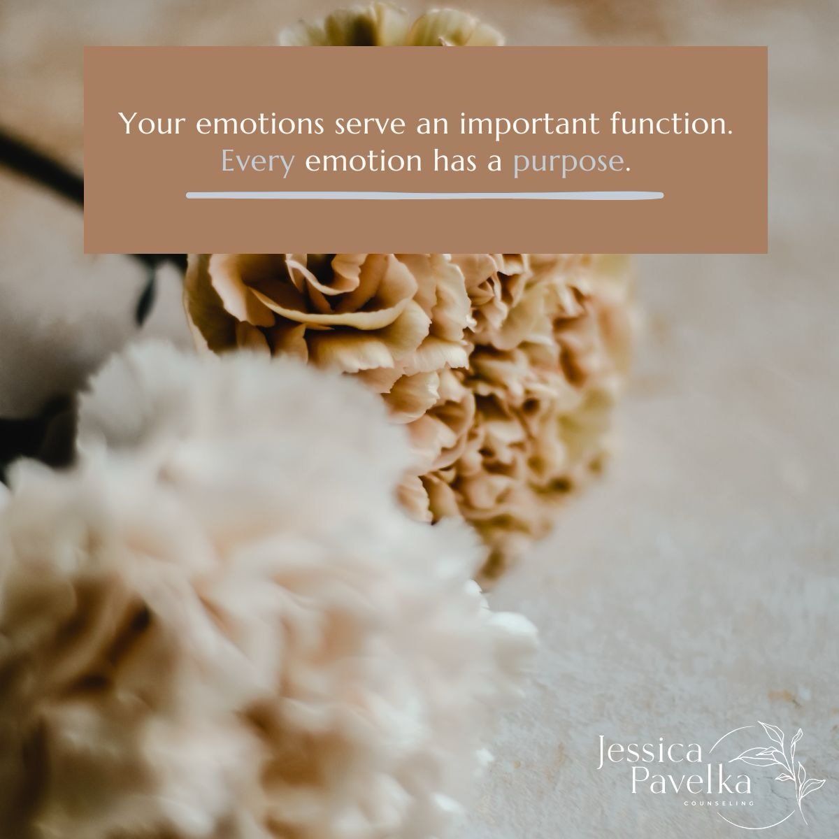 Emotions help&nbsp;us understand ourselves.

Difficult emotions may&nbsp;bring discomfort, but&nbsp;every emotion has&nbsp;a purpose. When&nbsp;we listen to&nbsp;them, they guide&nbsp;us toward our&nbsp;needs.

𝐂𝐨𝐦𝐦𝐨𝐧 𝐌𝐲𝐭𝐡𝐬:
 &bull; 𝘌𝘮𝘰