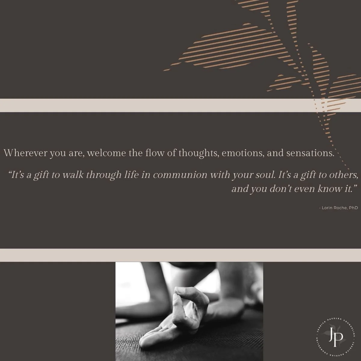"It&rsquo;s a gift to walk through life in communion with your soul. It&rsquo;s a gift to others, and you don&rsquo;t even know it.&rdquo; - Lorin Roche, PhD

Share your gift 💐