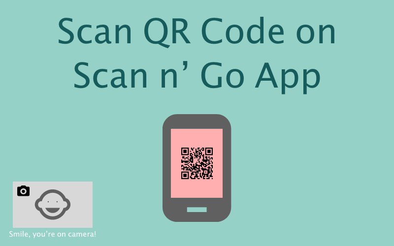 Scan your unique QR code at a self-checkout kiosk to begin the transaction.