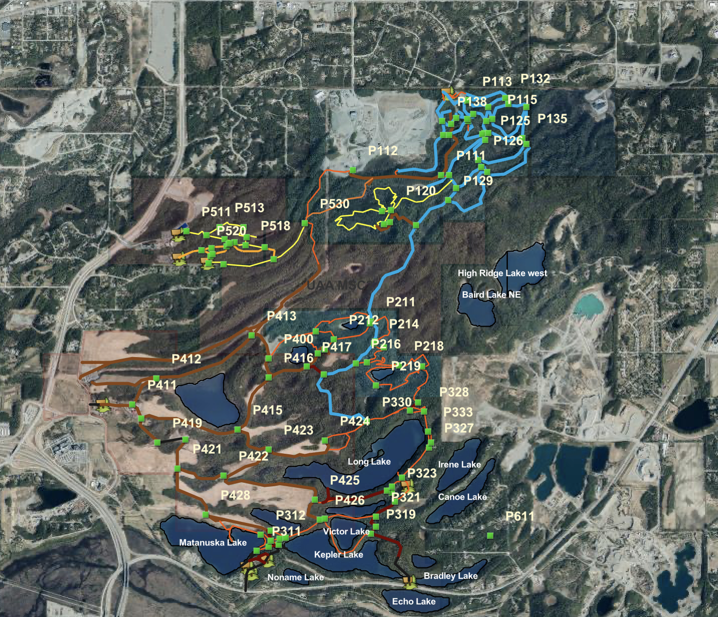 Matanuska Greenbelt trails