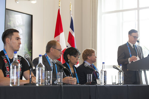 BCRMA panel at the Canadian Mining Symposium in London, England