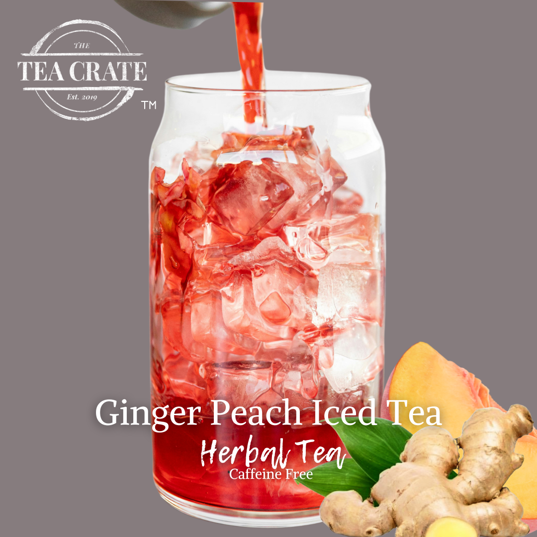 Ginger Peach Herbal Iced Tea Pack