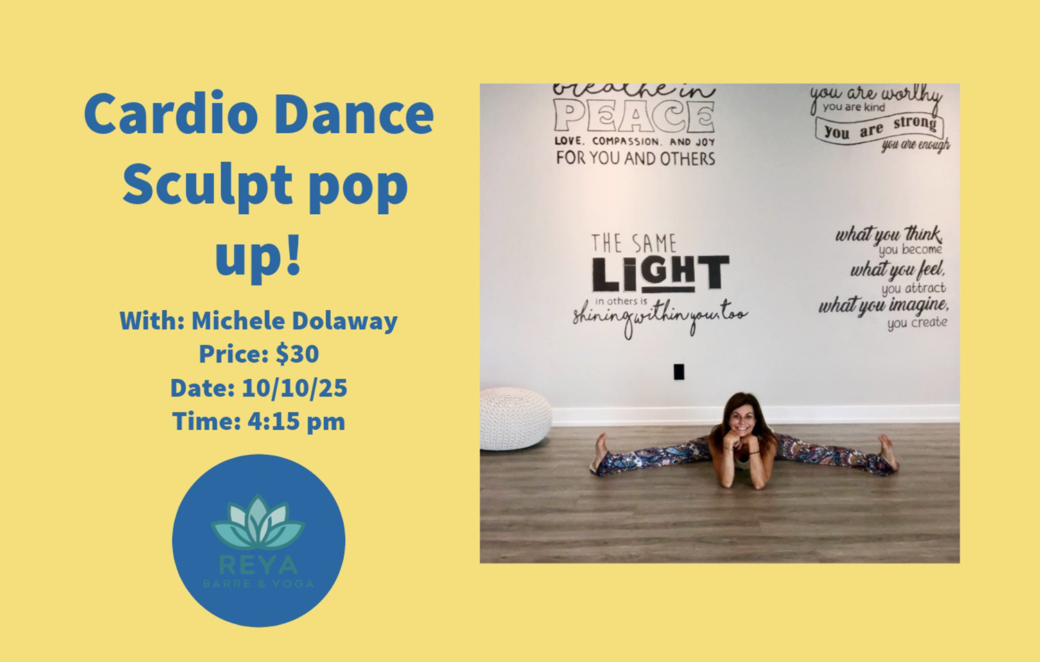 Cardio Dance Sculpt Pop up with Michele